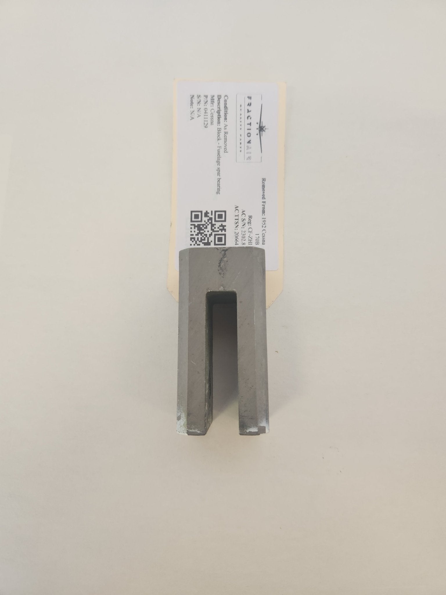 0411129 Cessna Block - Fuselage spar bearing | FractionAIR Parts - Aircraft Parts & Accessories
