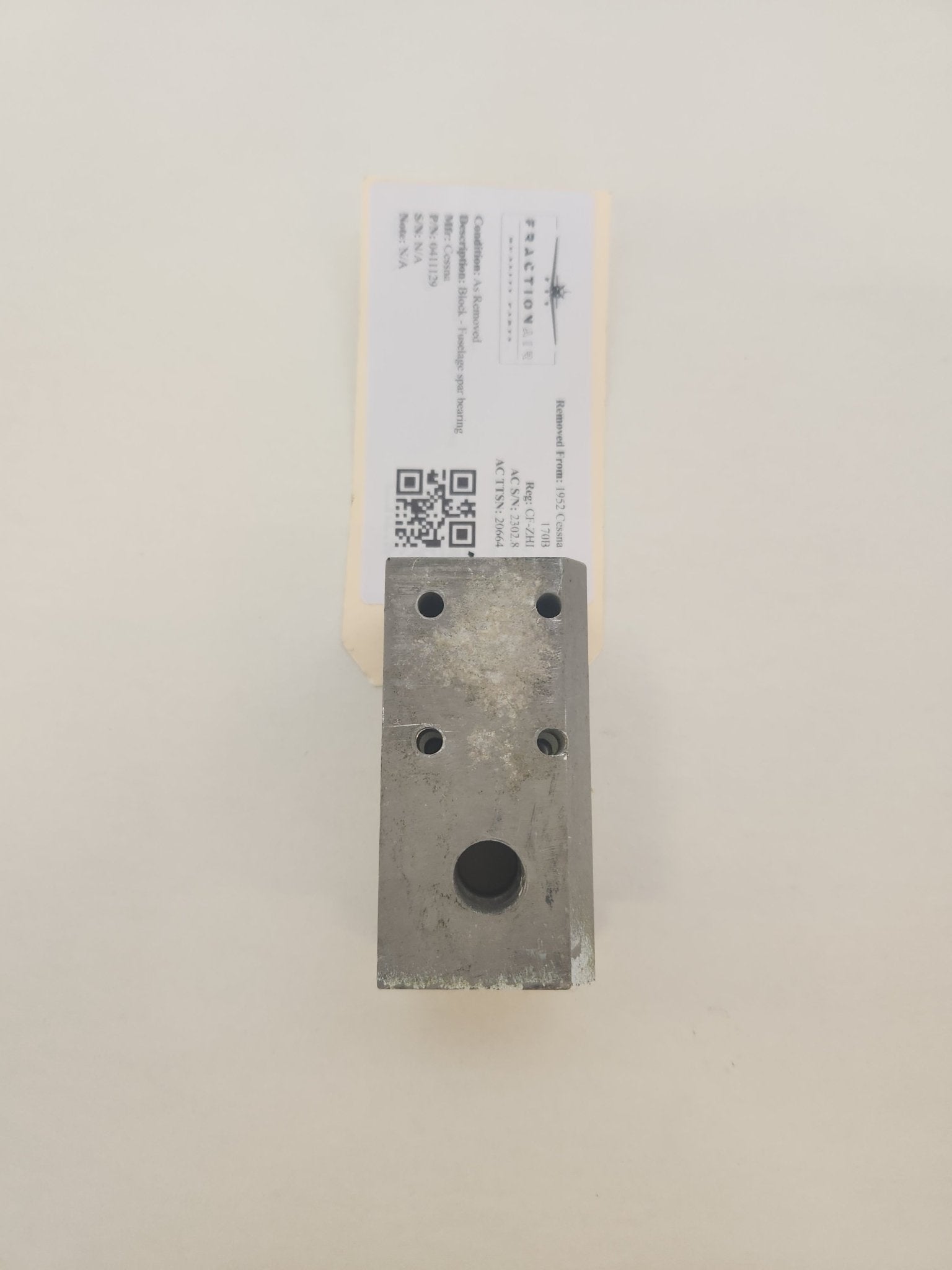 0411129 Cessna Block - Fuselage spar bearing | FractionAIR Parts - Aircraft Parts & Accessories