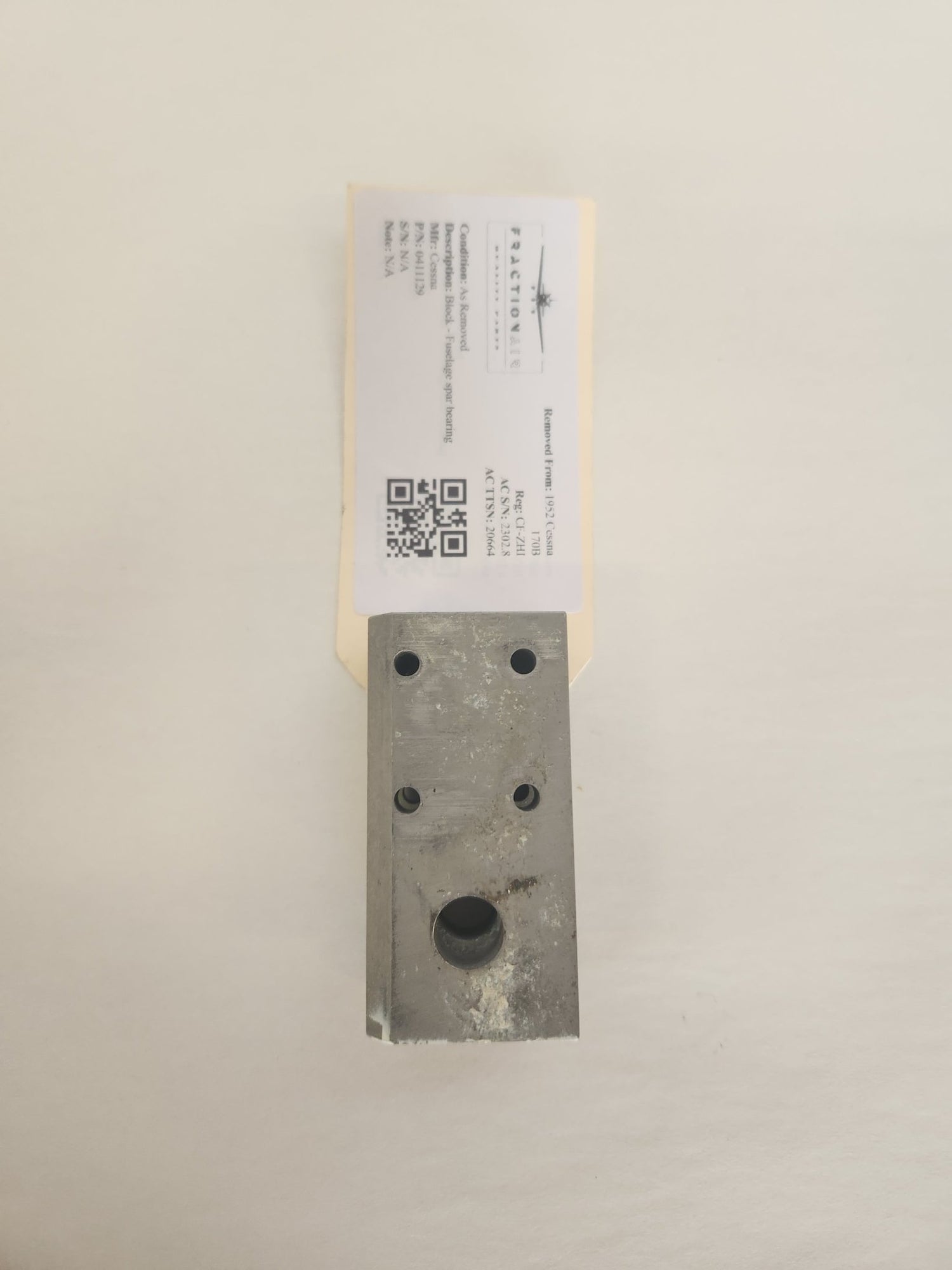 0411129 Cessna Block - Fuselage spar bearing | FractionAIR Parts - Aircraft Parts & Accessories