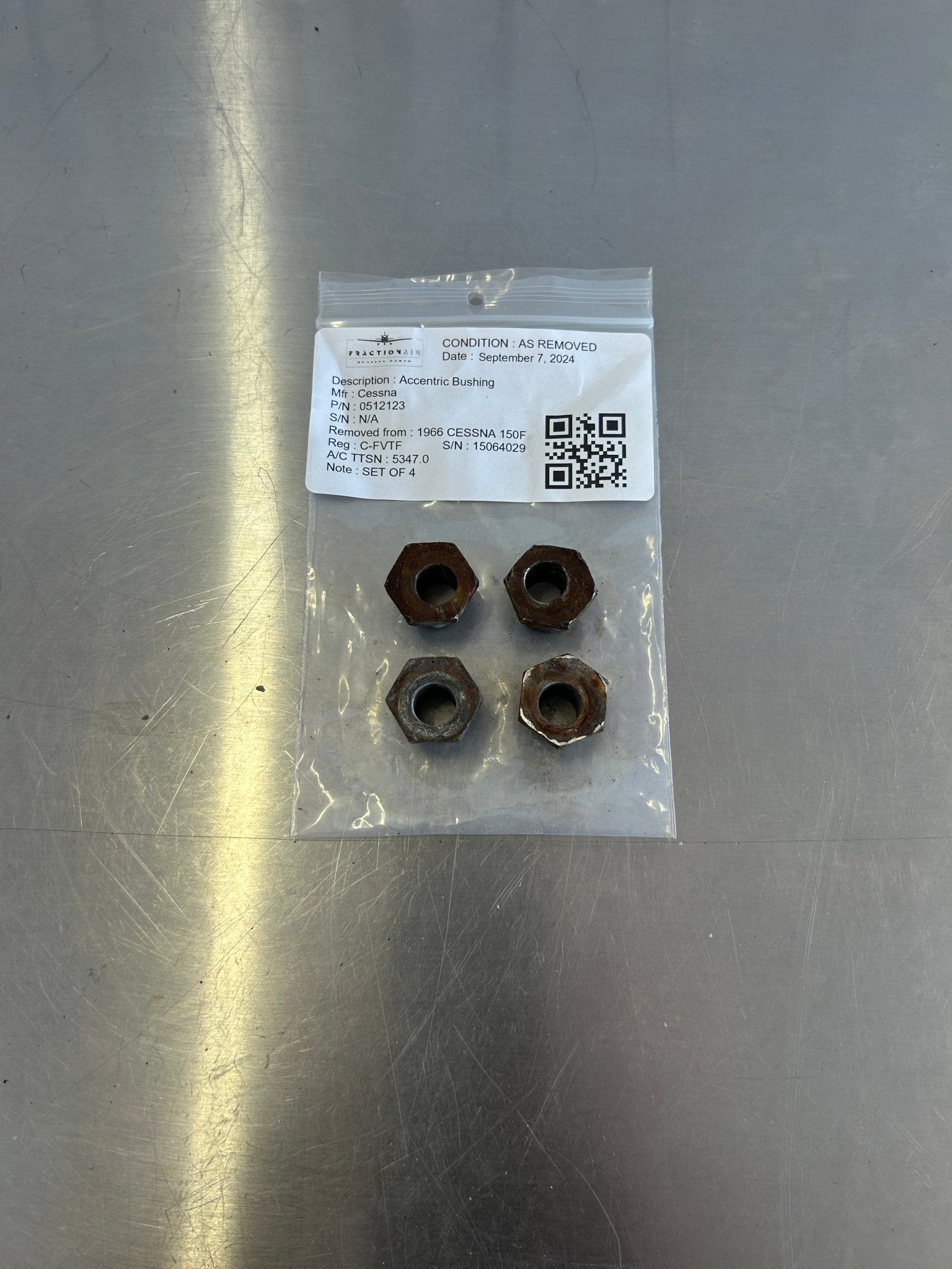 0512123 Cessna Accentric Bushing | FractionAIR Parts - Aircraft Parts & Accessories