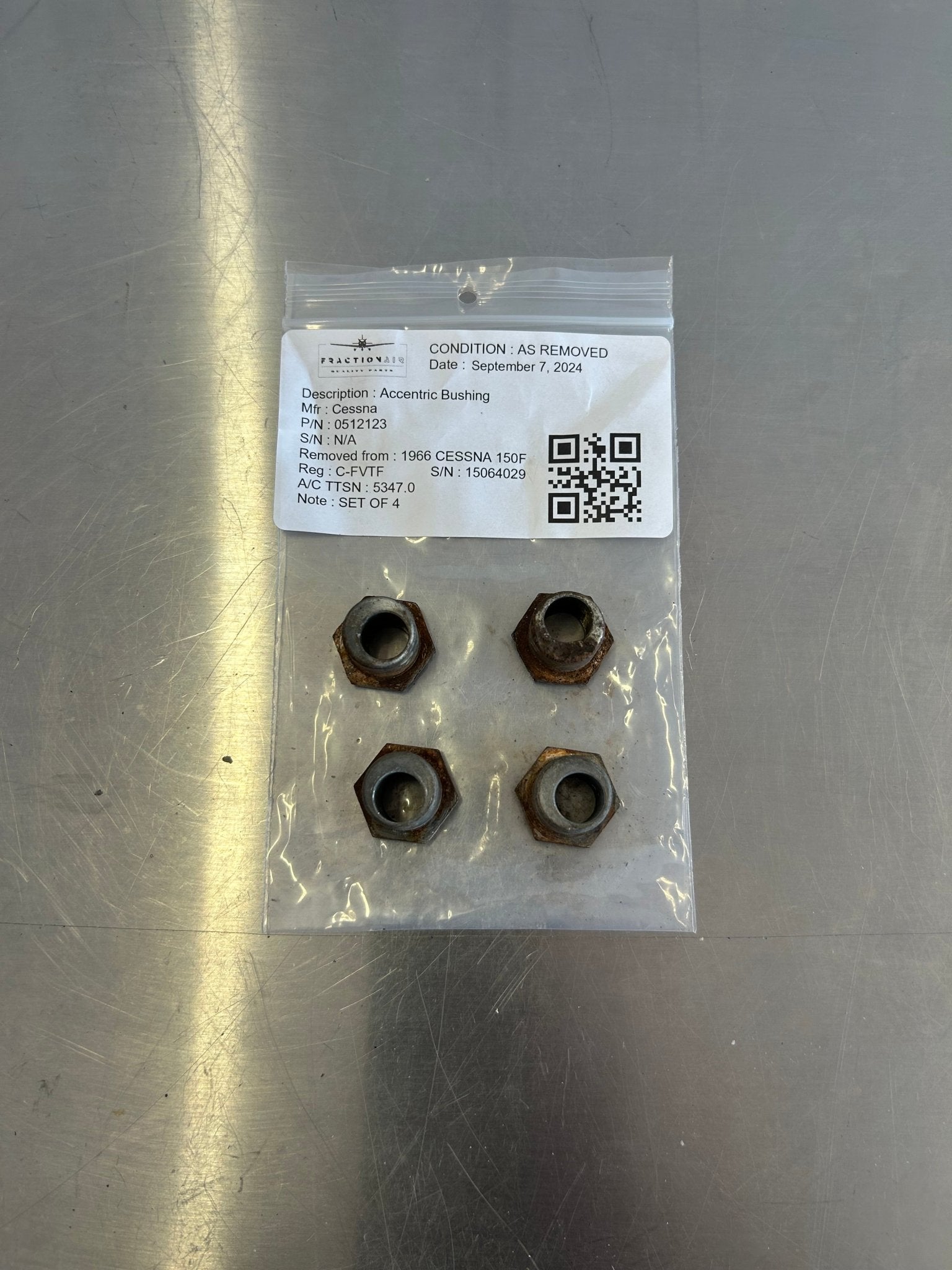 0512123 Cessna Accentric Bushing | FractionAIR Parts - Aircraft Parts & Accessories