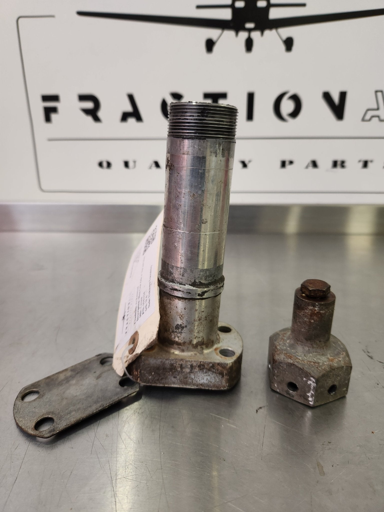 0541124 Cessna Main Gear Axle w/ Nut and Shim | FractionAIR Parts - Aircraft Parts & Accessories