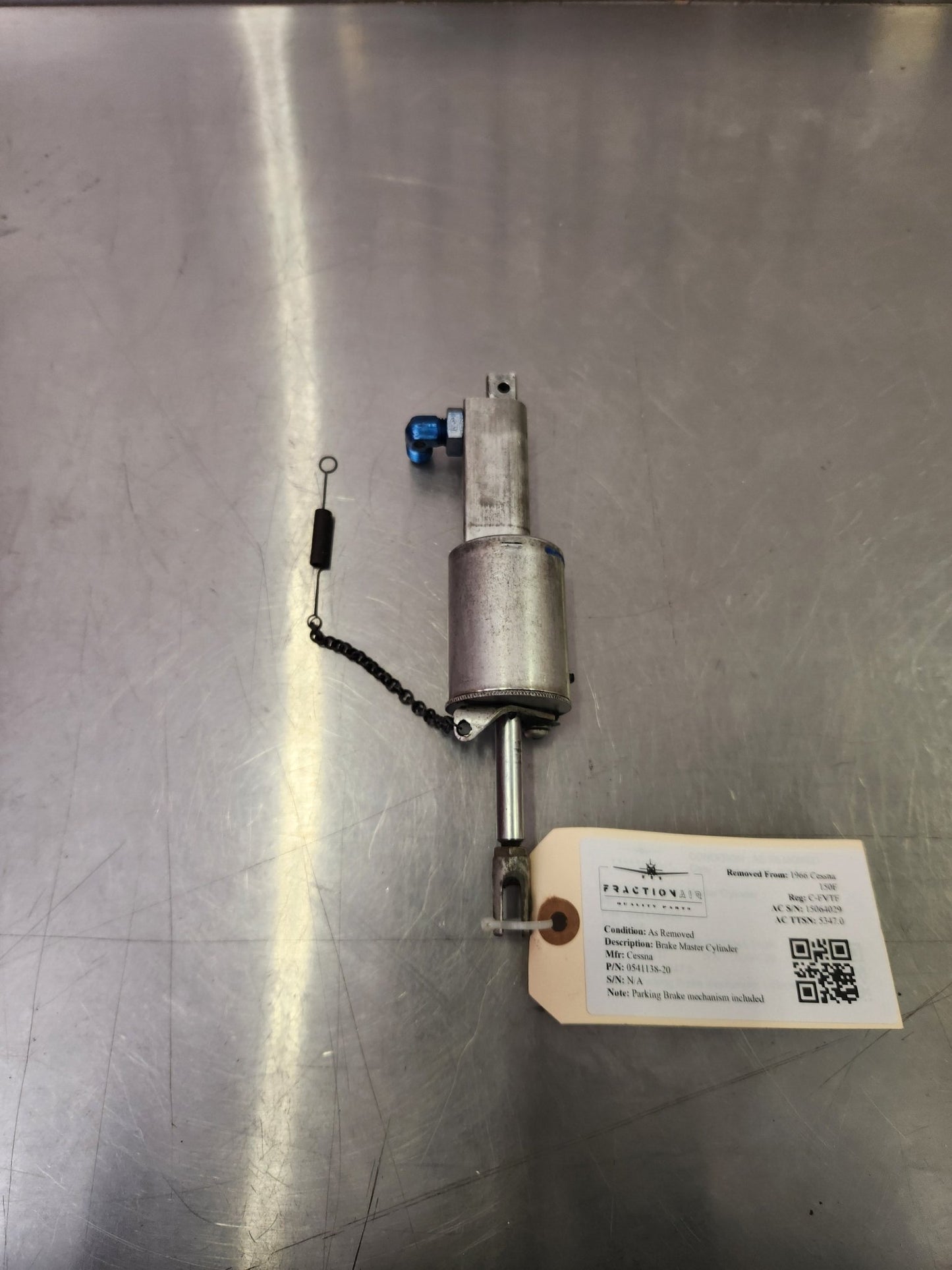 0541138 - 20 Cessna Brake Master Cylinder | FractionAIR Parts - Aircraft Parts & Accessories
