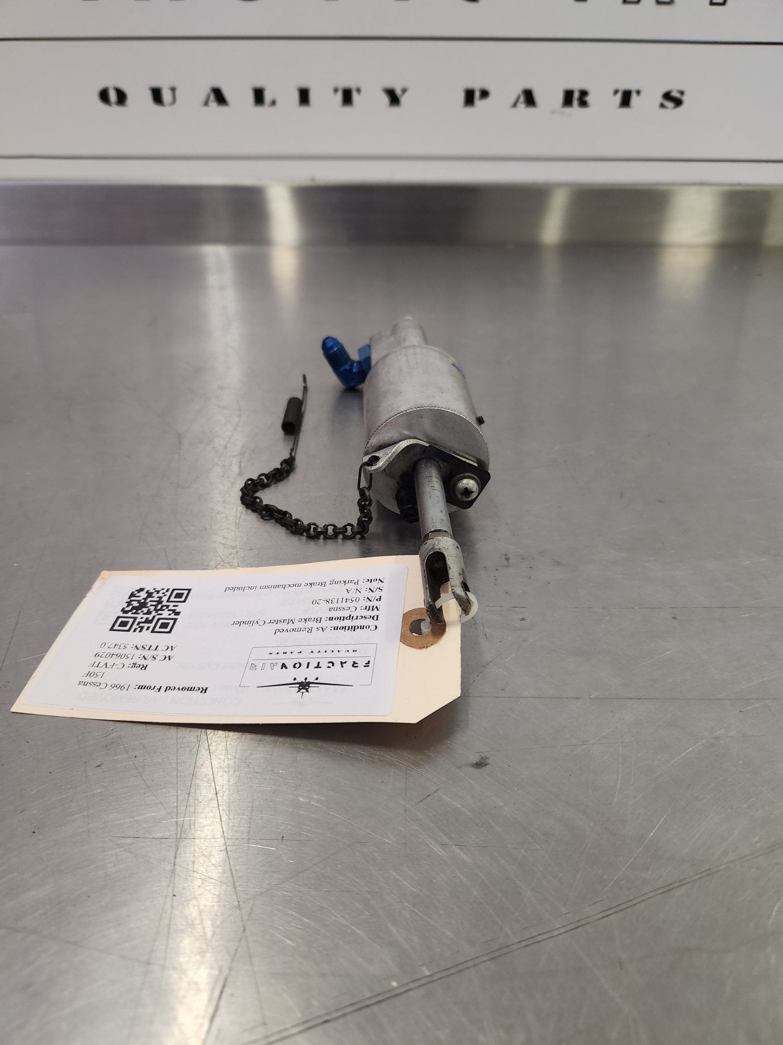 0541138 - 20 Cessna Brake Master Cylinder | FractionAIR Parts - Aircraft Parts & Accessories