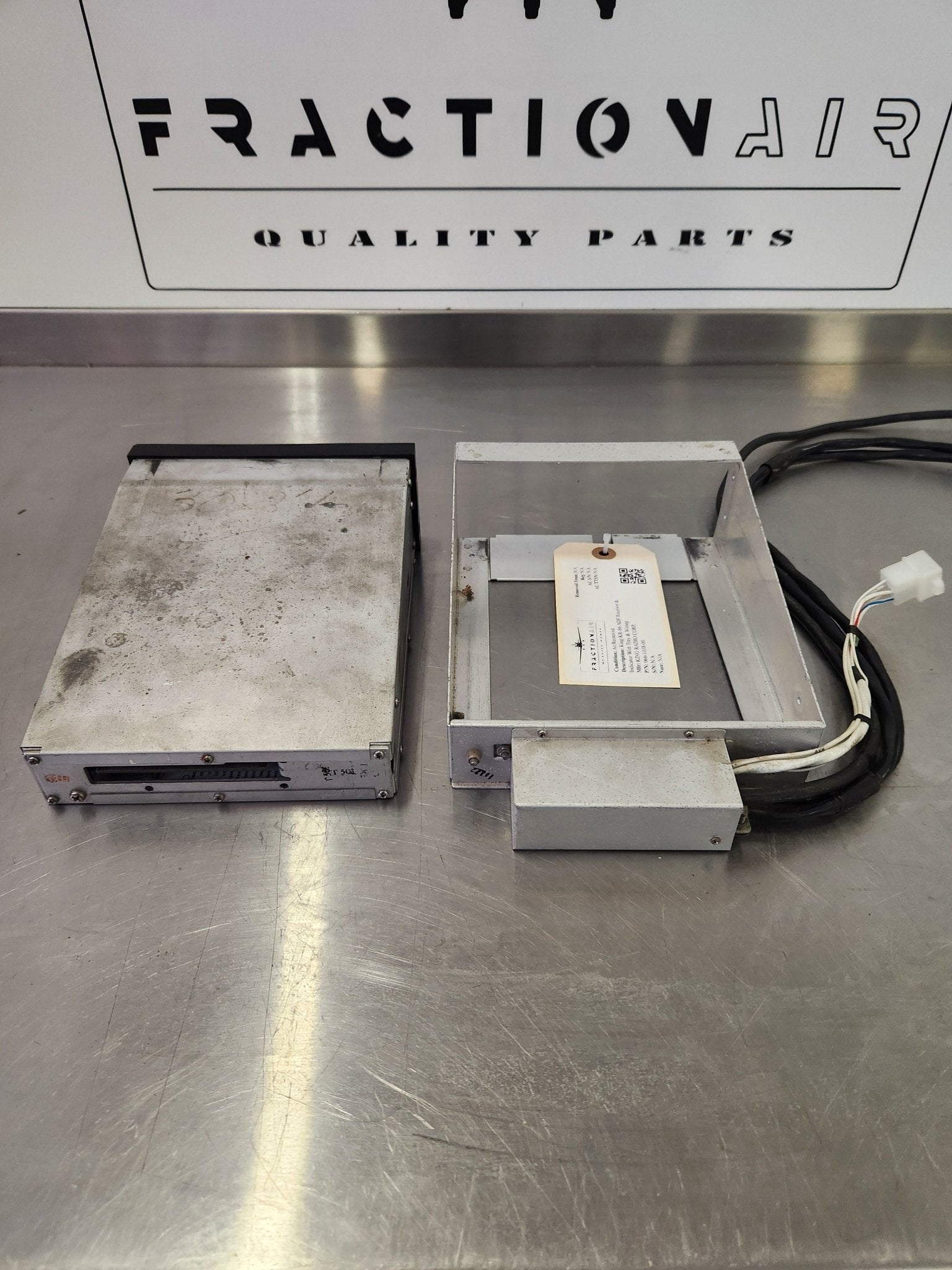 066 - 1038 - 00 KING RADIO CORP. King Radio KR - 86 ADF Receiver Radio with Tray (Volts: 14) | FractionAIR Parts - Aircraft Parts & Accessories