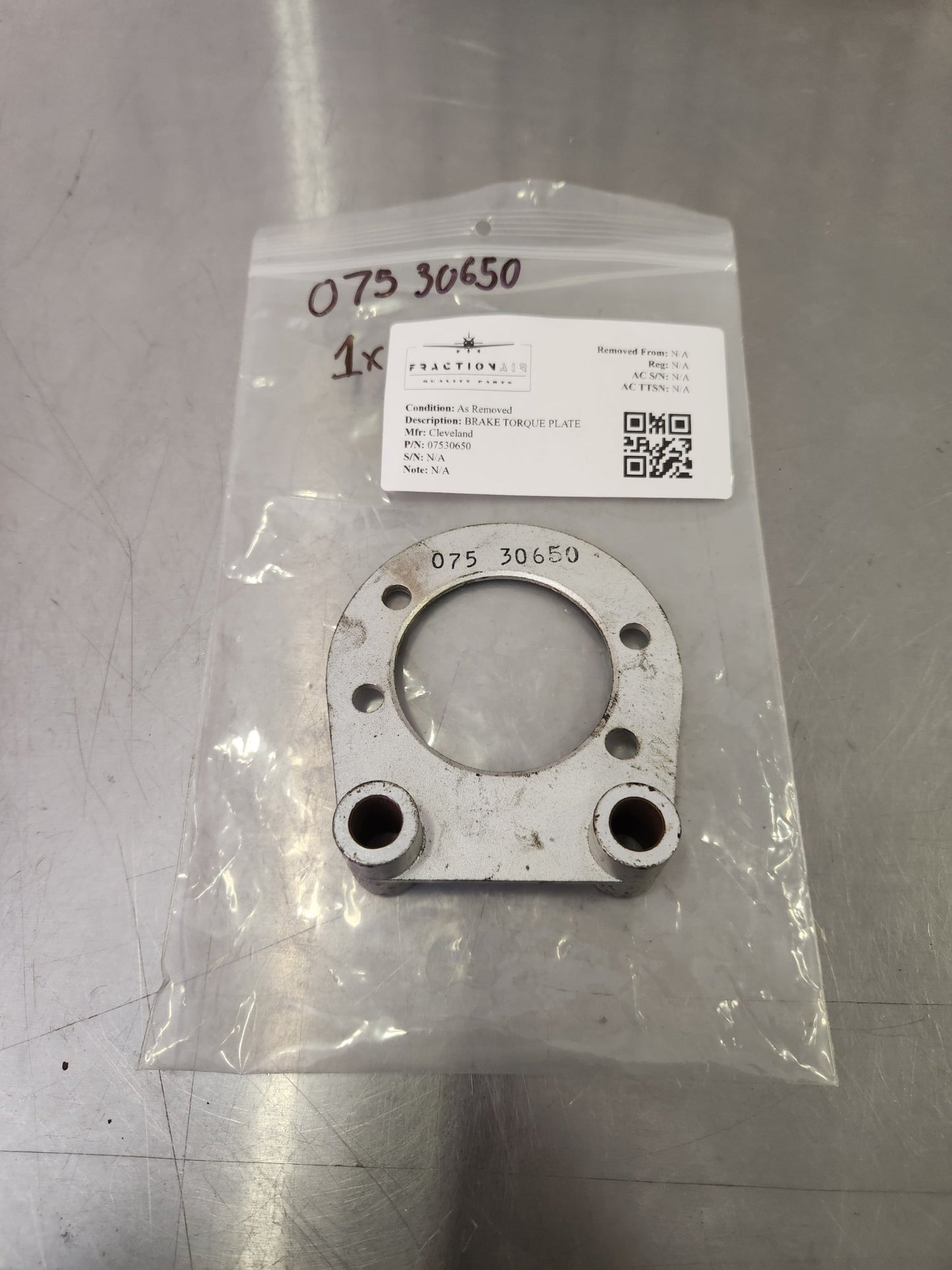 07530650 Cleveland BRAKE TORQUE PLATE | FractionAIR Parts - Aircraft Parts & Accessories