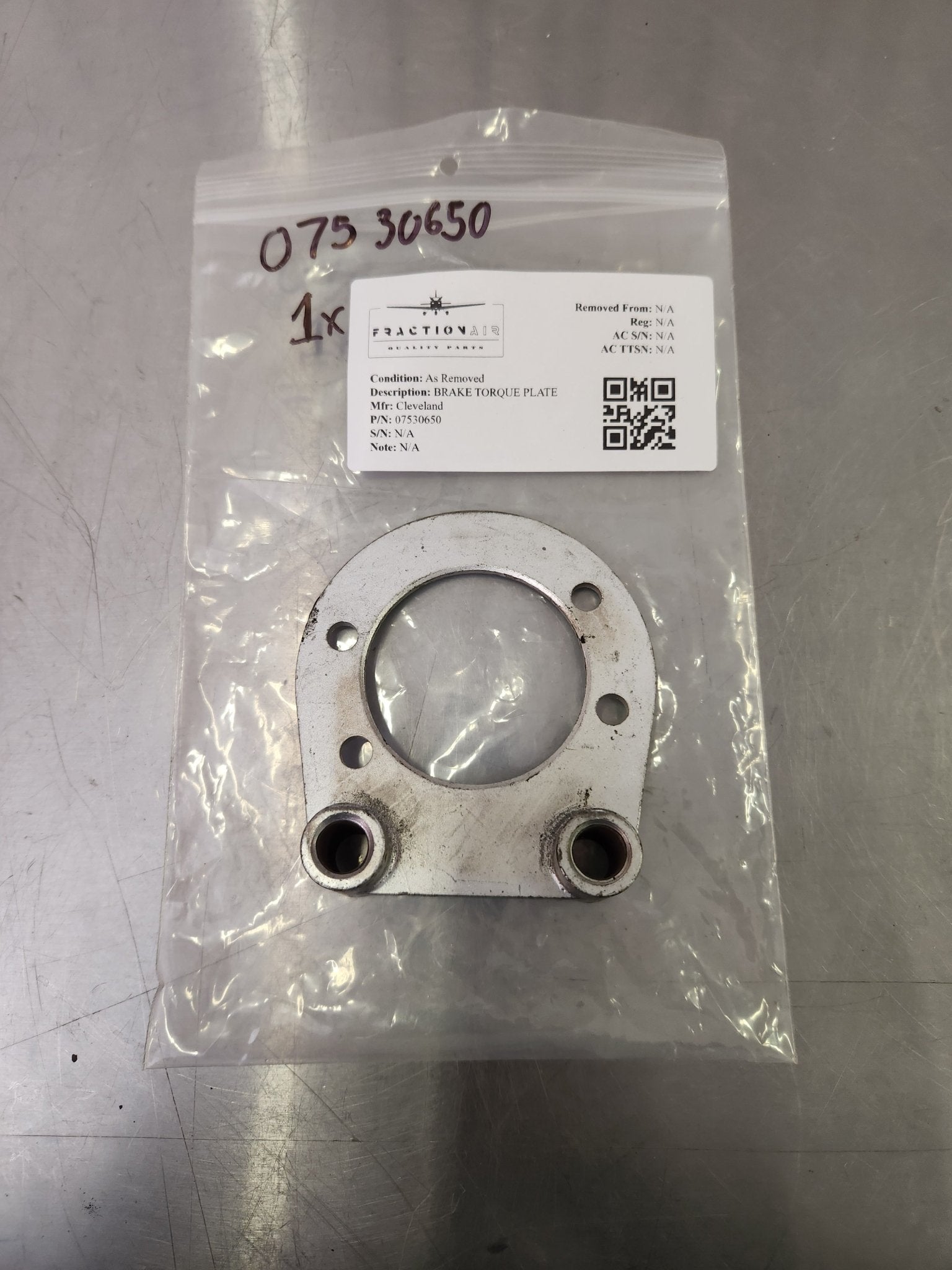 07530650 Cleveland BRAKE TORQUE PLATE | FractionAIR Parts - Aircraft Parts & Accessories