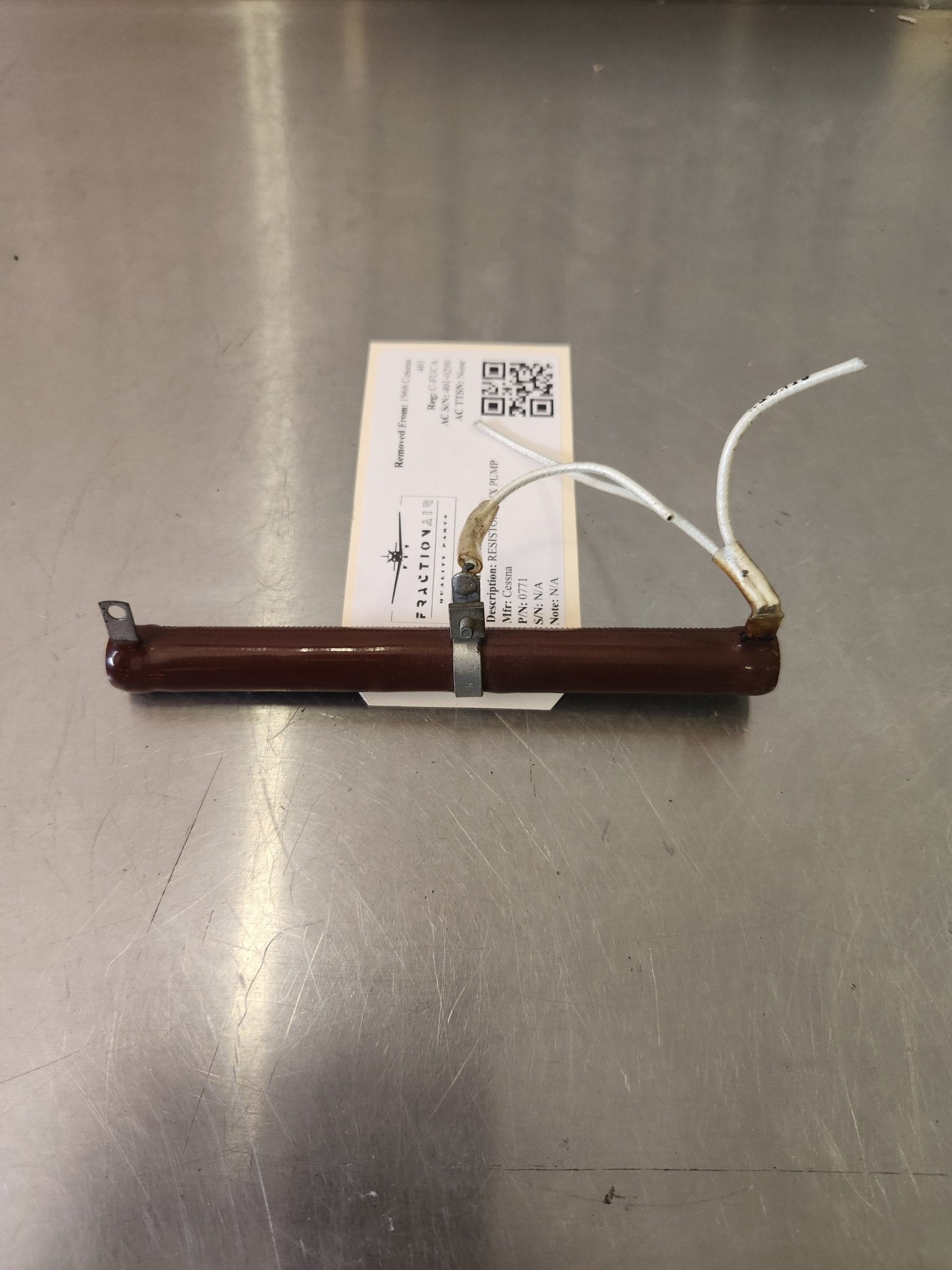 0771 Cessna RESISTOR - AUX PUMP | FractionAIR Parts - Aircraft Parts & Accessories