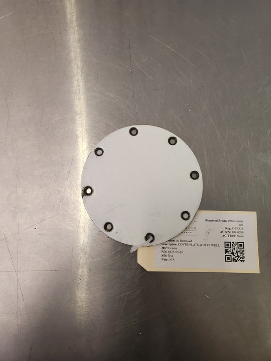 0822275 - 85 Cessna COVER PLATE - WHEEL WELL | FractionAIR Parts - Aircraft Parts & Accessories