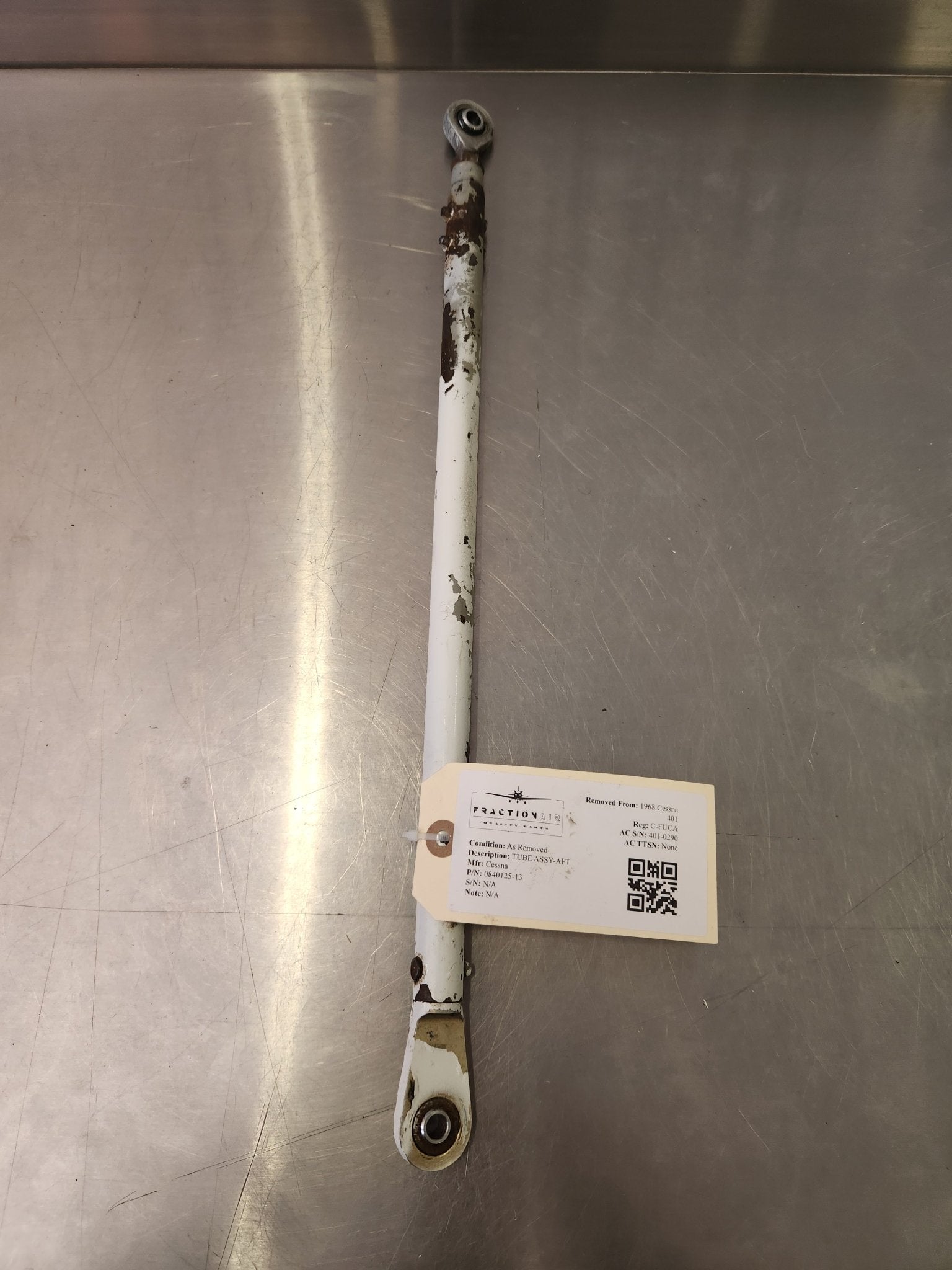 0840125 - 13 Cessna TUBE ASSY - AFT 0840125 - 15 | FractionAIR Parts - Aircraft Parts & Accessories