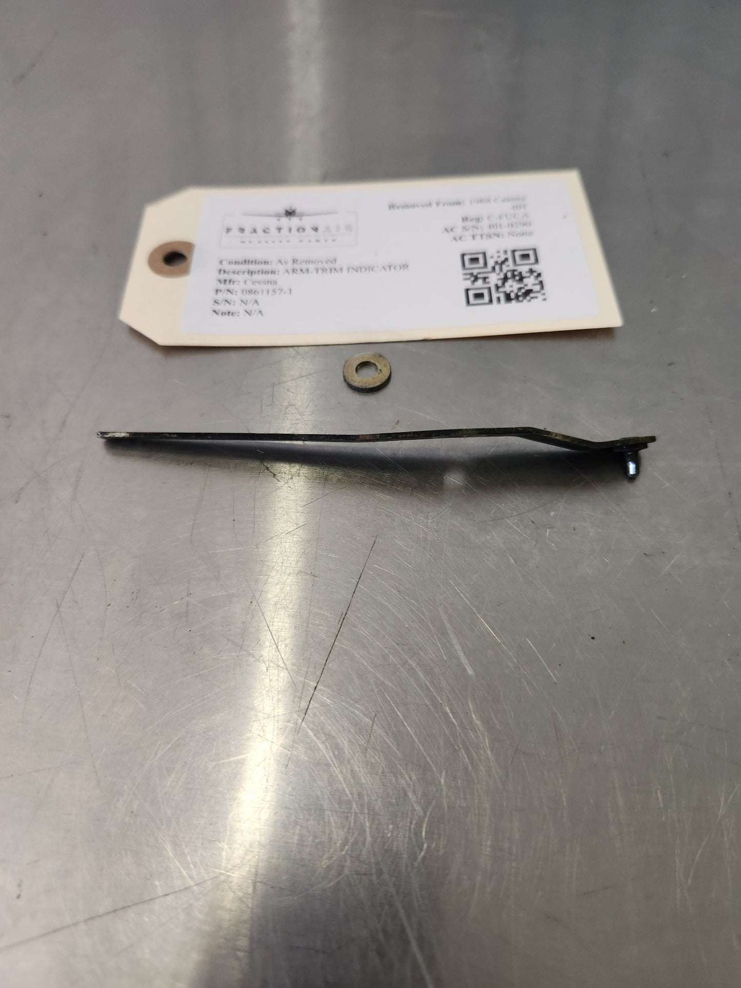 0861157 - 1 Cessna ARM - TRIM INDICATOR | FractionAIR Parts - Aircraft Parts & Accessories