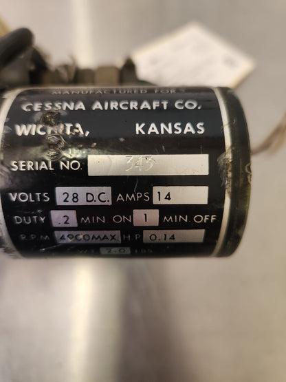 0861505 - 12, 2005 - 0001, 0813603 - 2 Cessna / Aero Space FLAP ACTUATOR ASSY W/ MOTOR AND POSITION TRANSMITTER 28 DC - 14 AMPS | FractionAIR Parts - Aircraft Parts & Accessories