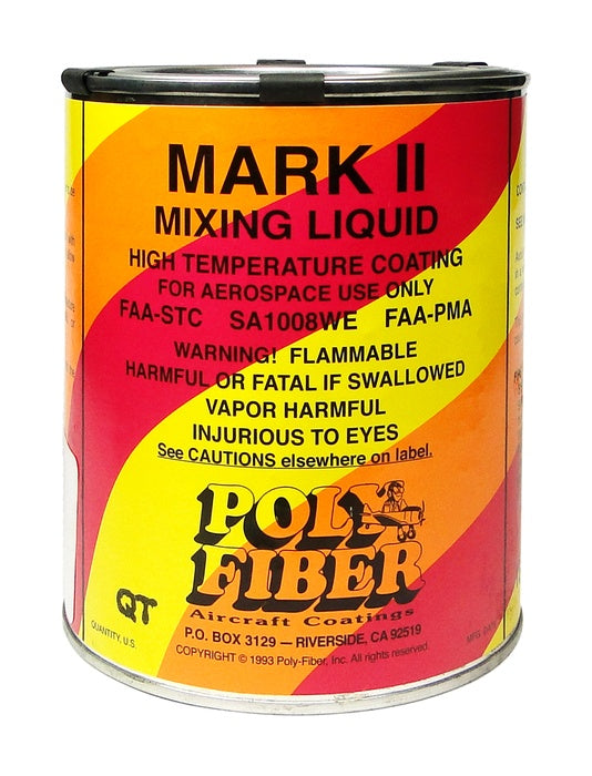 Poly-Fiber Mark II Mixing Liquid - Quart