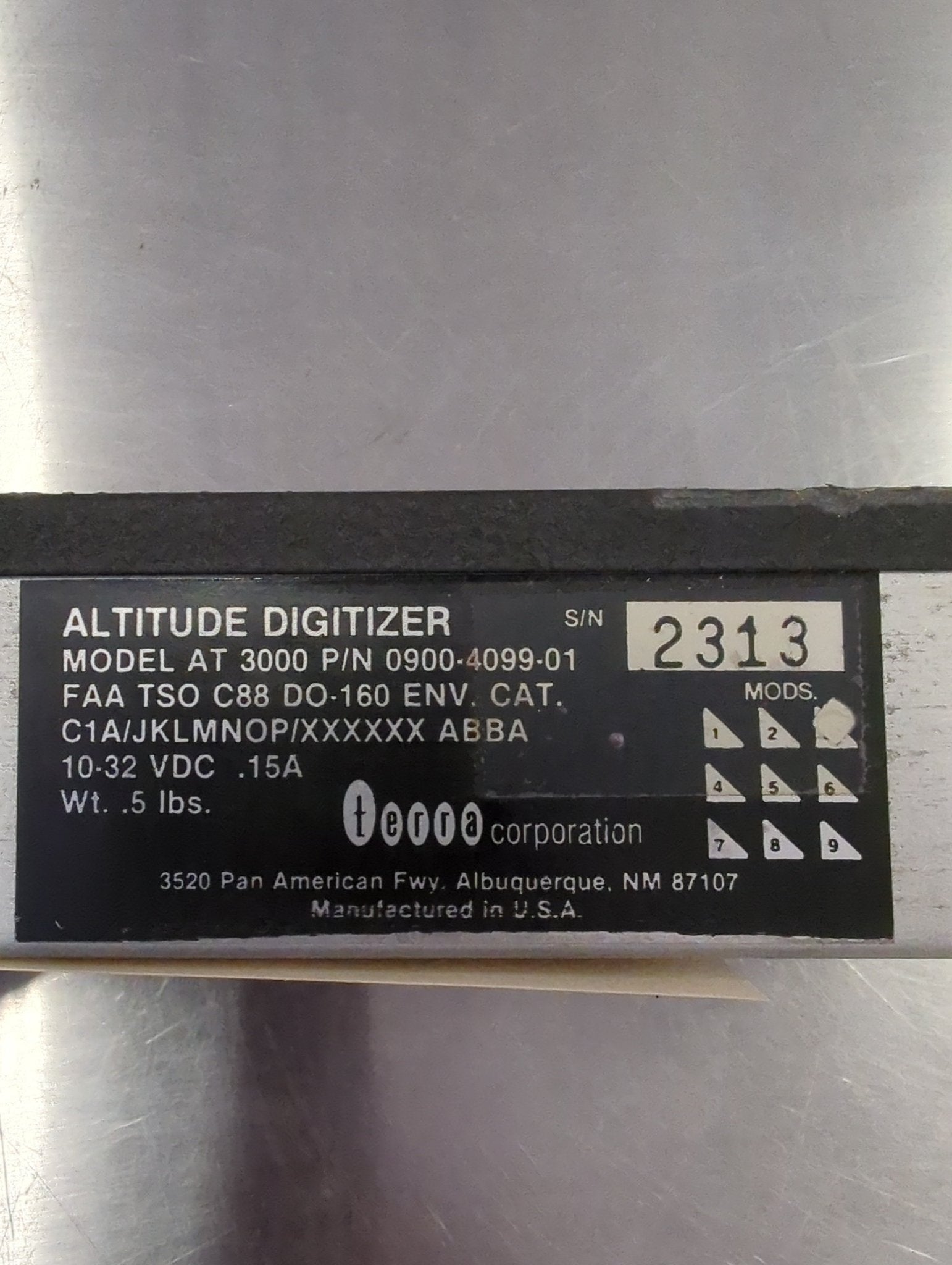 0900 - 4099 - 01 Terra Altitude Digitizer | FractionAIR Parts - Aircraft Parts & Accessories