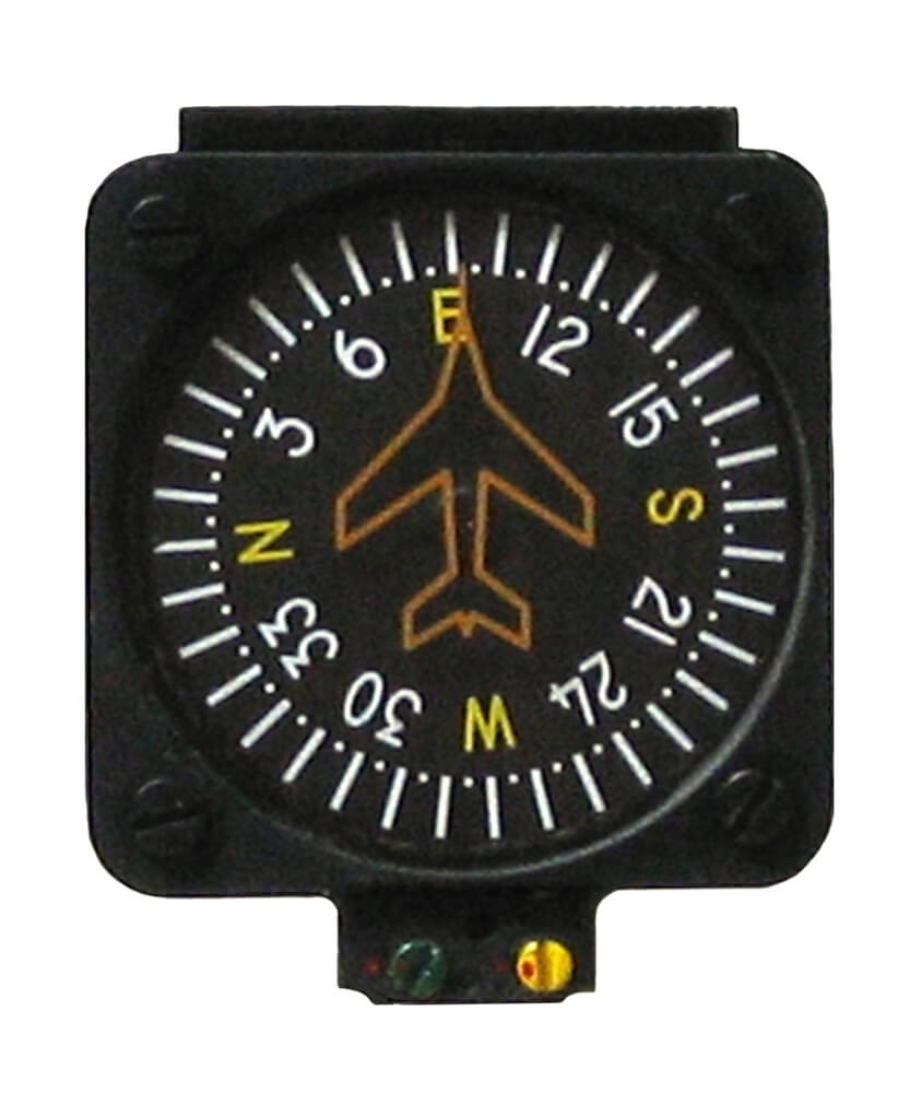 Falcon Vertical Card Compass - 12V Lighted, Northern Hemisphere, With Mounting Bracket