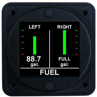 Aerospace Logic Resistive Fuel Level Gauge — Two Tank FL202
