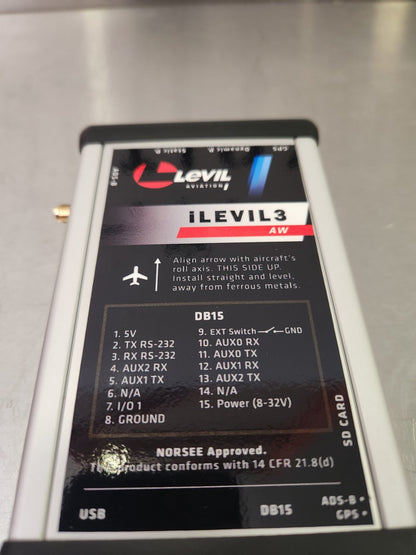 100 - 03 - 02 - 01 Levil Aviation Portable Attitude Indicator iLevil 3 AW | FractionAIR Parts - Aircraft Parts & Accessories