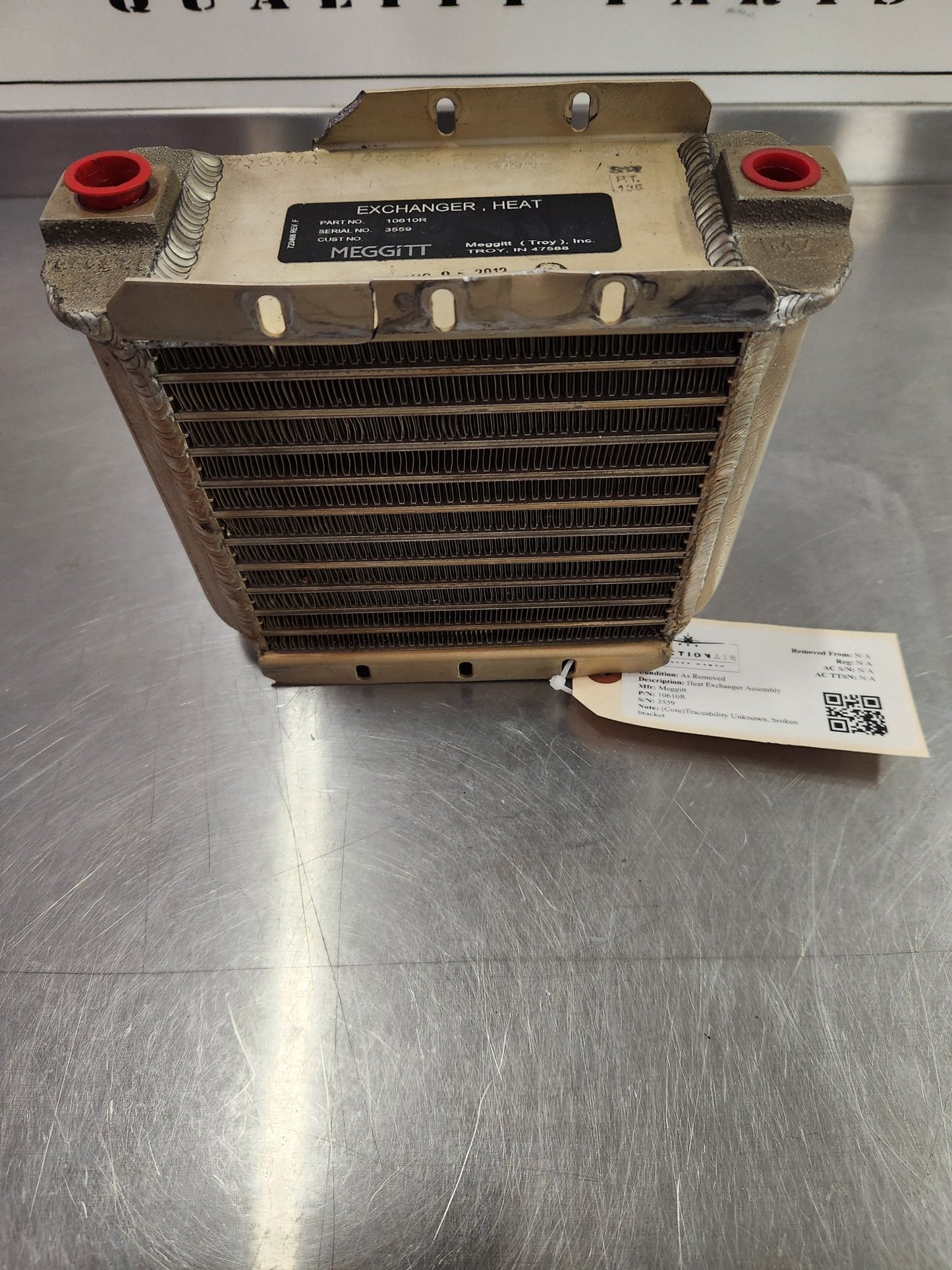 10610R Meggitt Heat Exchanger Assembly | FractionAIR Parts - Aircraft Parts & Accessories