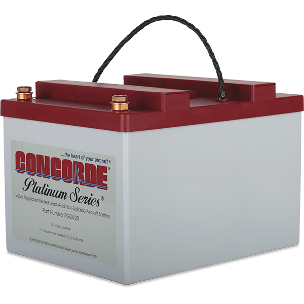Concorde RG-24-20 Platinum Series Sealed Aircraft Battery