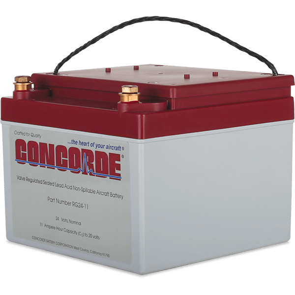 Concorde Battery RG24-11 Sealed VRLA Aircraft Battery