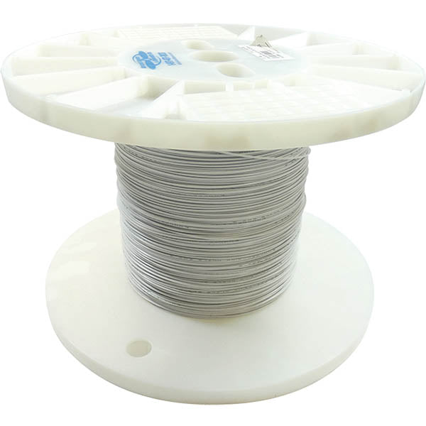 Unshielded 22 AWG White Wire MIL-W-22759/16-22-9 (1000 ft Spool)