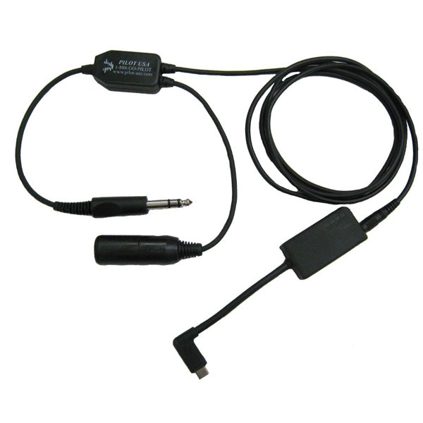 11-15226 Pilot USA Dual GA Headset Recording Adapter For GoPro Hero 5 / 6 / 7 / 8 / 9 / 10 / 11