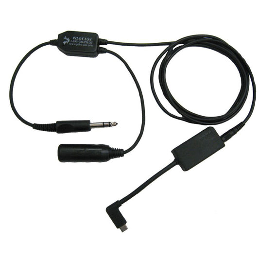 11-15226 Pilot USA Dual GA Headset Recording Adapter For GoPro Hero 5 / 6 / 7 / 8 / 9 / 10 / 11