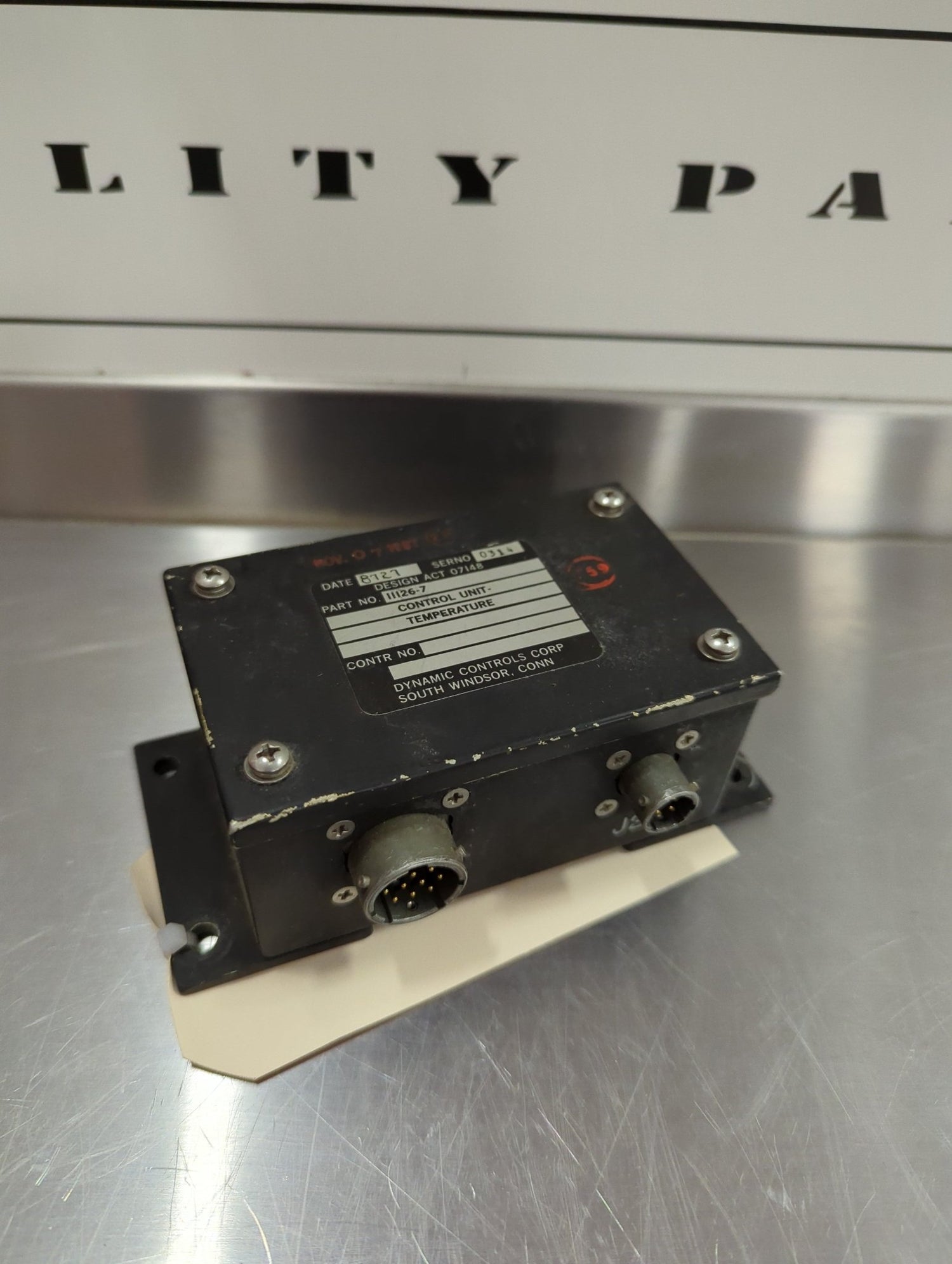 11126 - 7 Dynamic Control Corp. Temperature Control Unit | FractionAIR Parts - Aircraft Parts & Accessories