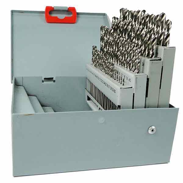 Jobber Length Drill Bit Set, Sizes 1-60