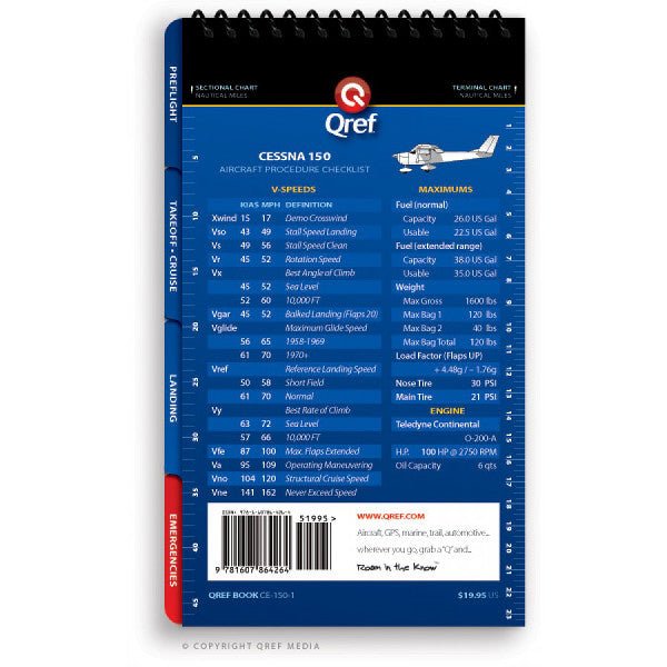 13 - 15560 Cessna 150 QREF Book | FractionAIR Parts - Aircraft Parts & Accessories