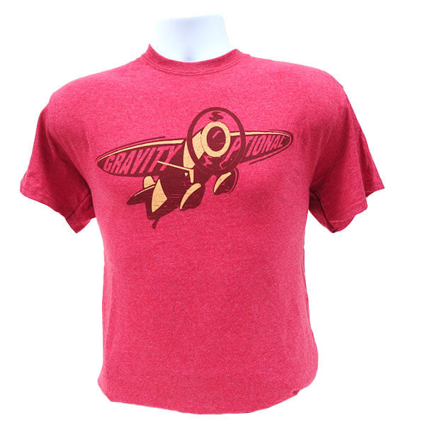 Gravity Optional T-Shirt Heather Red 2XLarge
