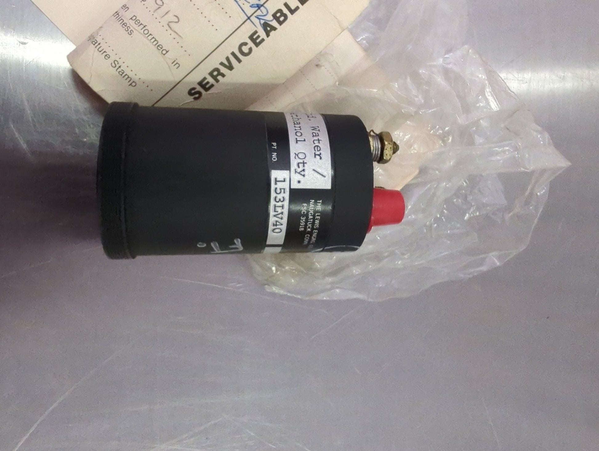 153LV40 Lewis Indicator Water Methanol Qty | FractionAIR Parts - Aircraft Parts & Accessories