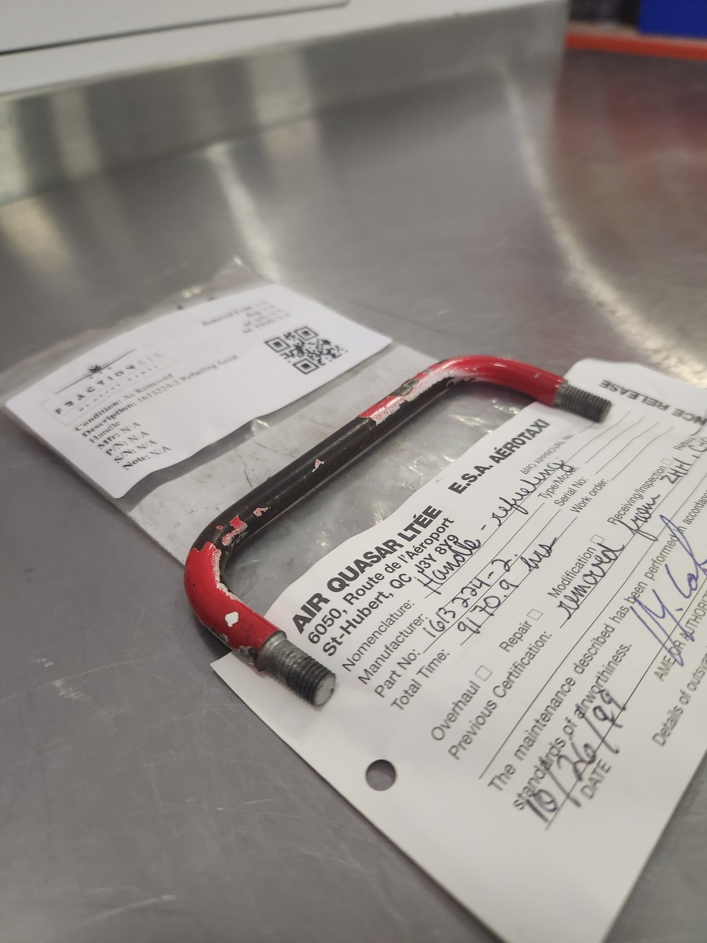 1613224‑2 Refueling Assist Handle | FractionAIR Parts - Aircraft Parts & Accessories