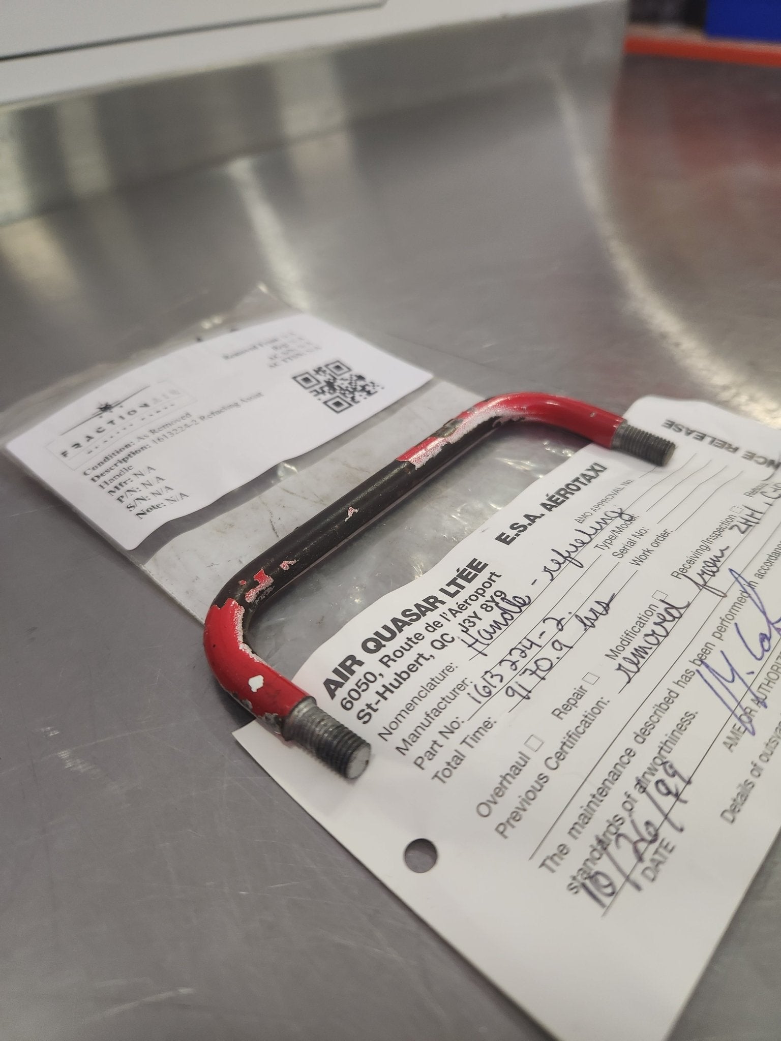 1613224‑2 Refueling Assist Handle | FractionAIR Parts - Aircraft Parts & Accessories