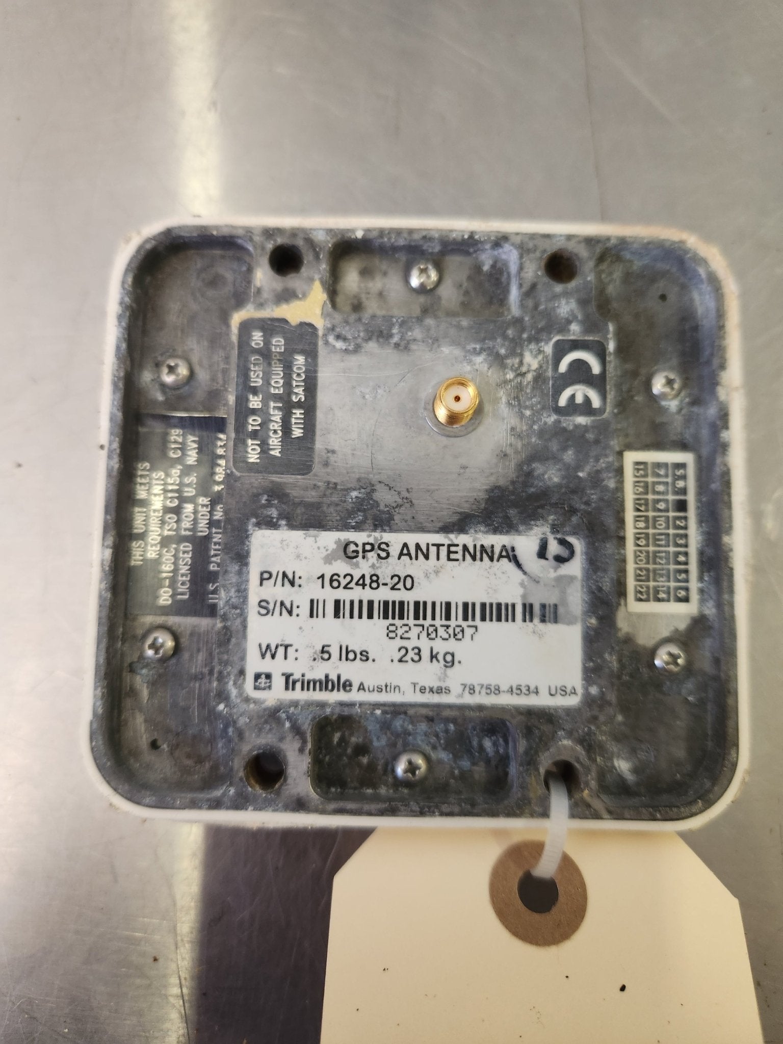 16248 - 20 Trimble GPS ANTENNA | FractionAIR Parts - Aircraft Parts & Accessories