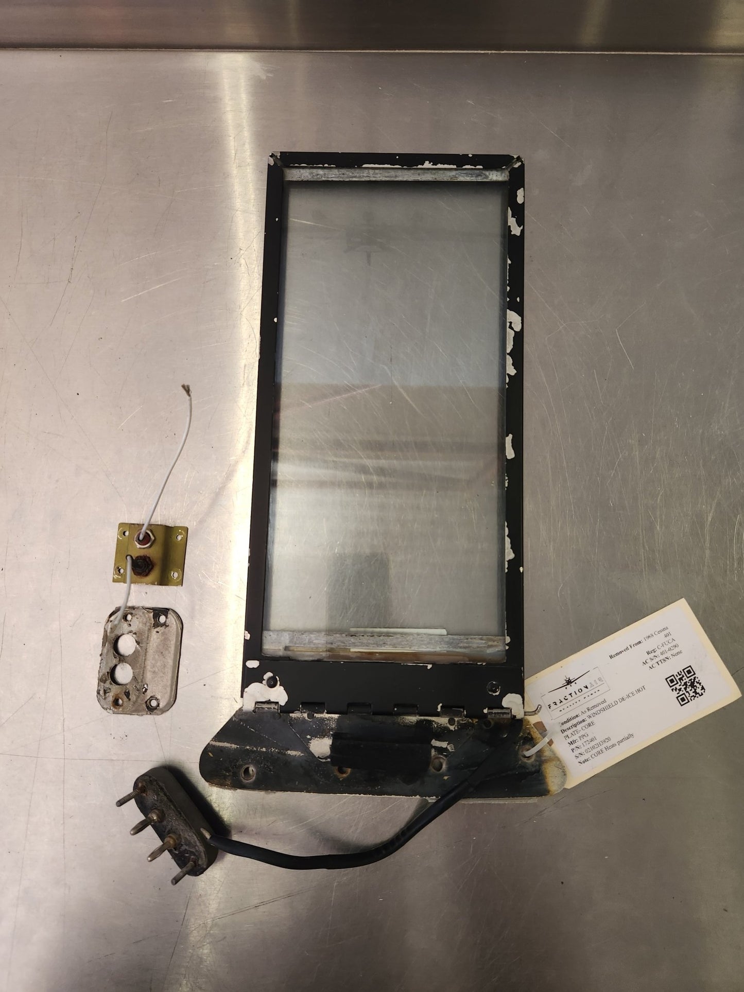 172401 PPG WINDSHIELD DE - ICE HOT PLATE - CORE 16 - 0019 | FractionAIR Parts - Aircraft Parts & Accessories