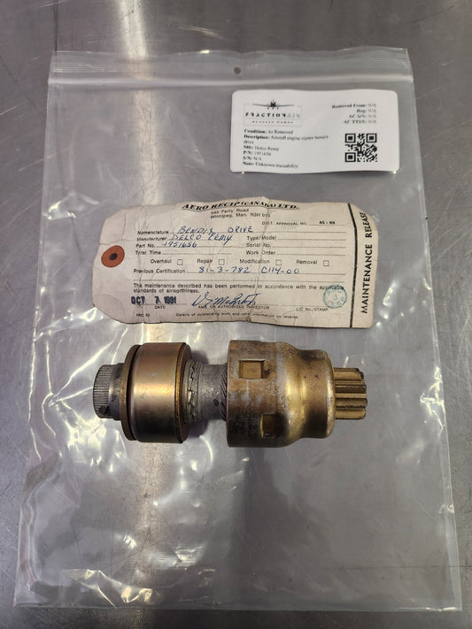 1951656 Delco Remy Aircraft engine starter bendix drive | FractionAIR Parts - Aircraft Parts & Accessories