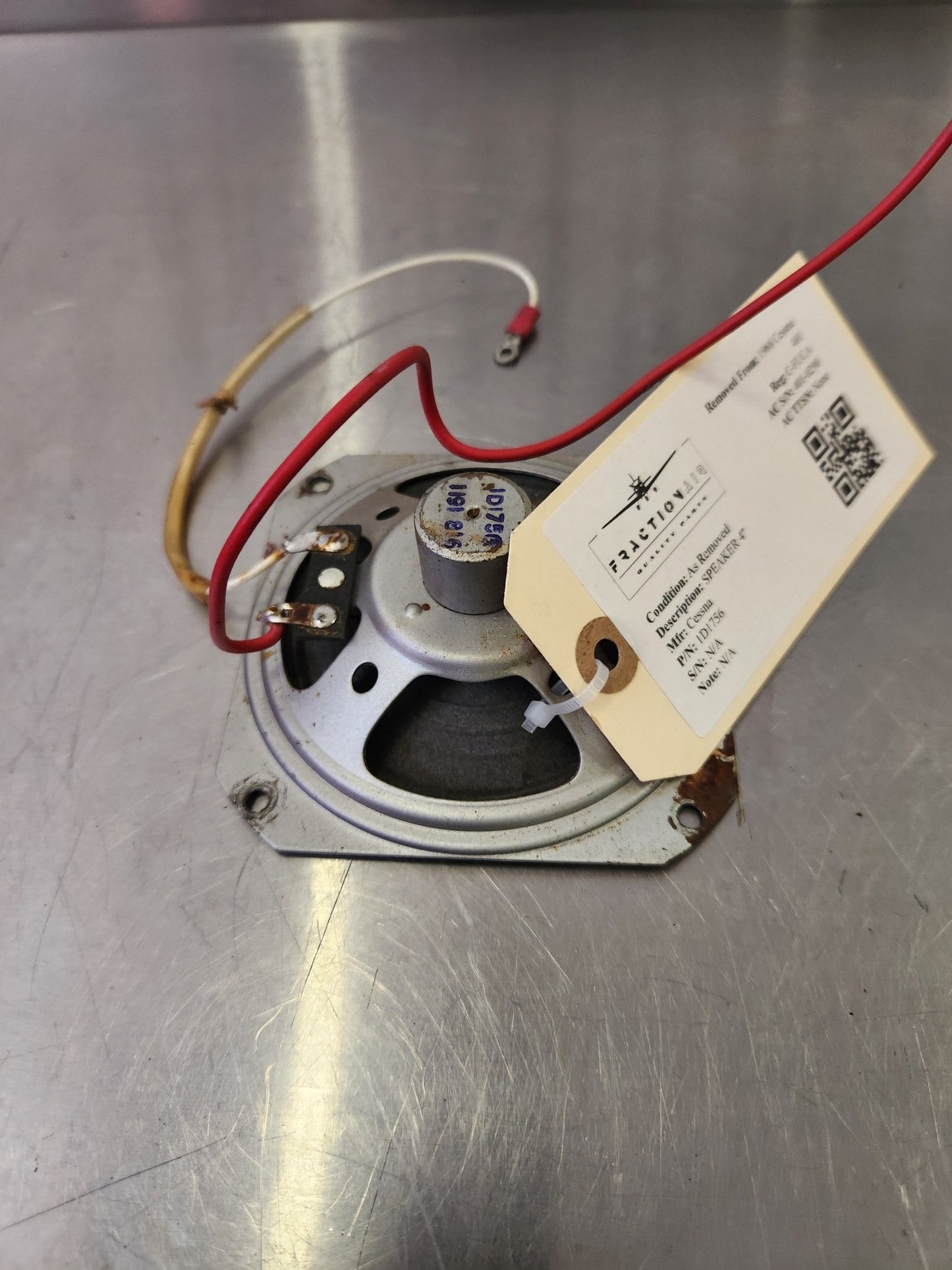 1D1756 Cessna SPEAKER 4'' | FractionAIR Parts - Aircraft Parts & Accessories