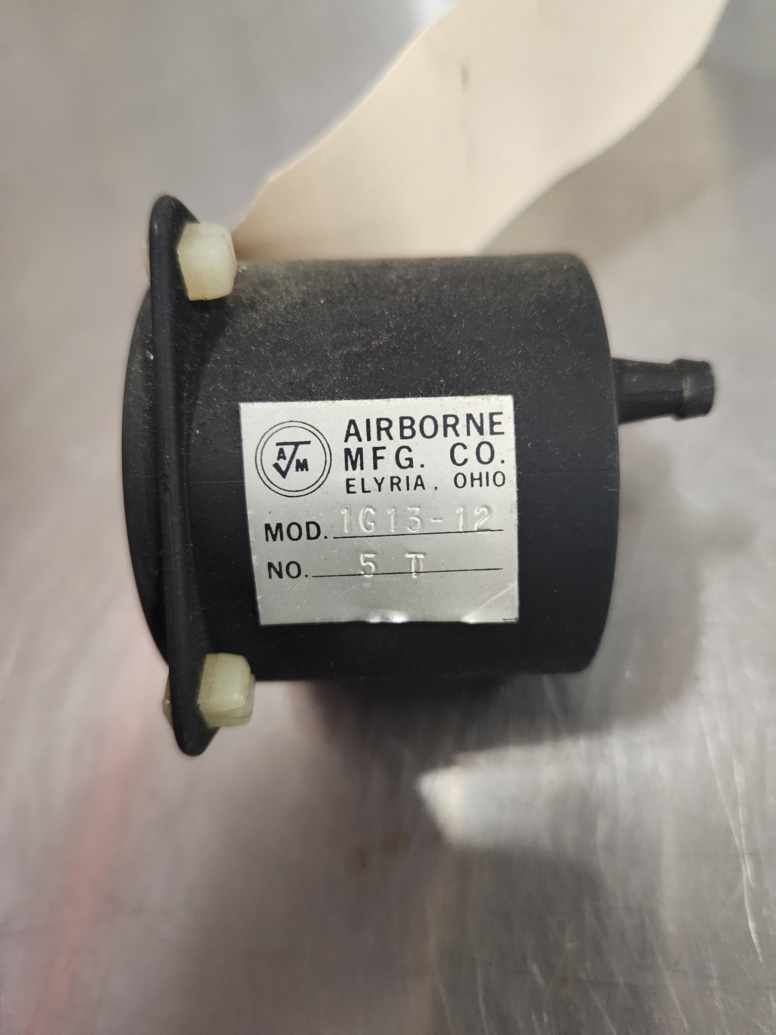 1G13 - 12 Airborne mfg co Succion Gauge | FractionAIR Parts - Aircraft Parts & Accessories