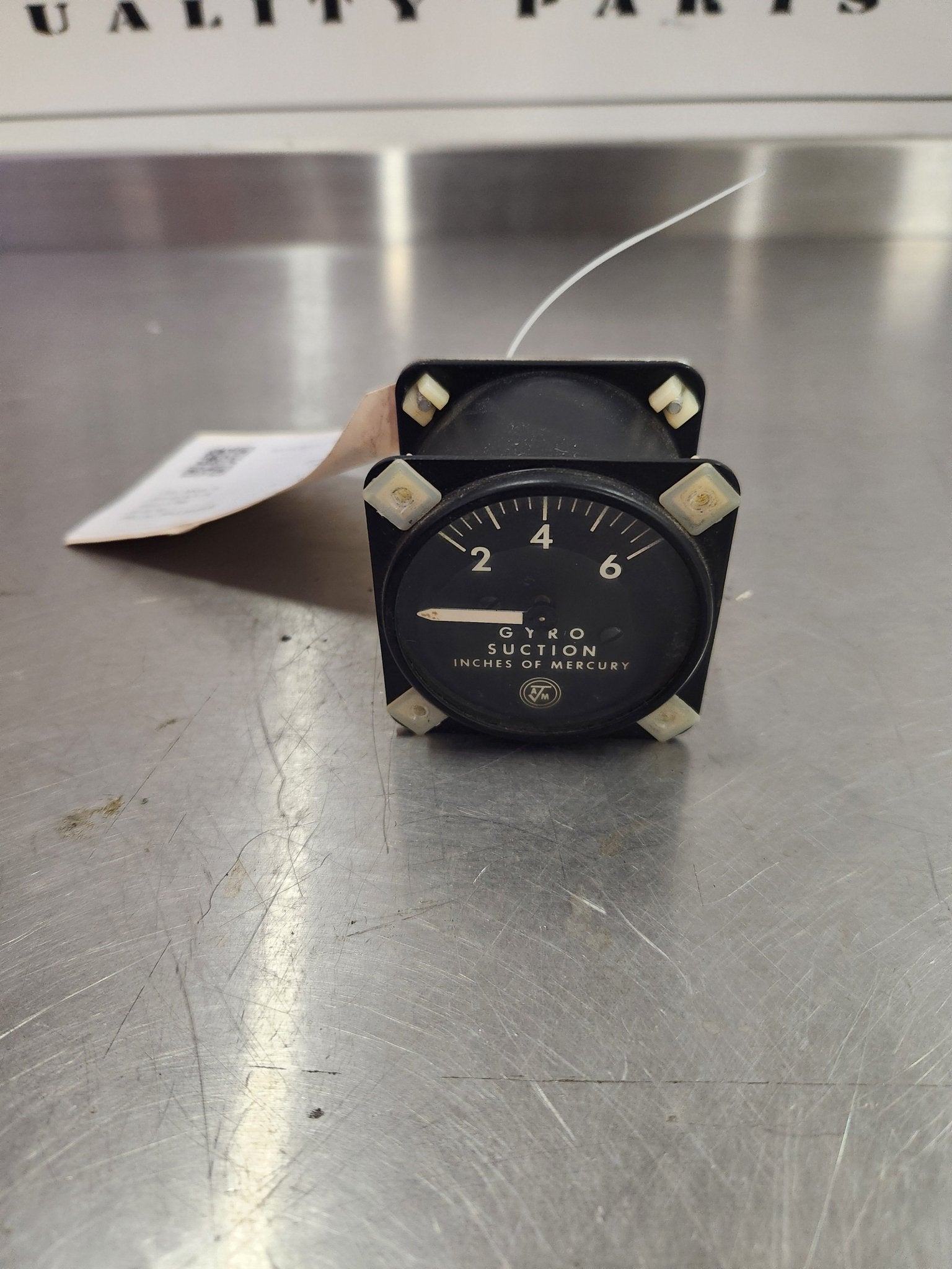 1G3 - 4 Airborne MFG. Co. Vacuum Gauge | FractionAIR Parts - Aircraft Parts & Accessories