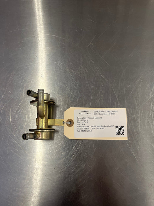 1H5 - 20 Vacuum Manifold | FractionAIR Parts - Aircraft Parts & Accessories