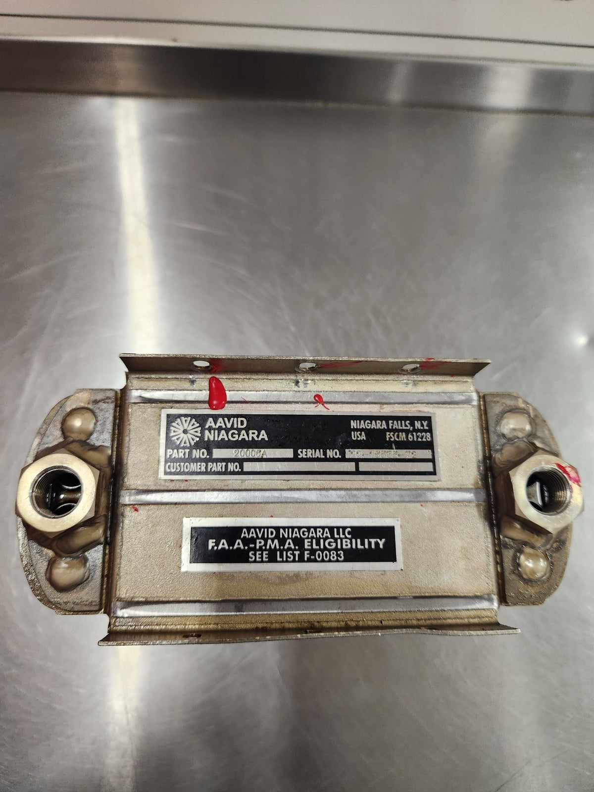 20006A AAVID Niagara Oil Cooler Assembly | FractionAIR Parts - Aircraft Parts & Accessories