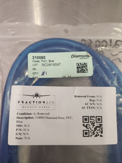 210080 Diamond Hose, PVC, Blue | FractionAIR Parts - Aircraft Parts & Accessories