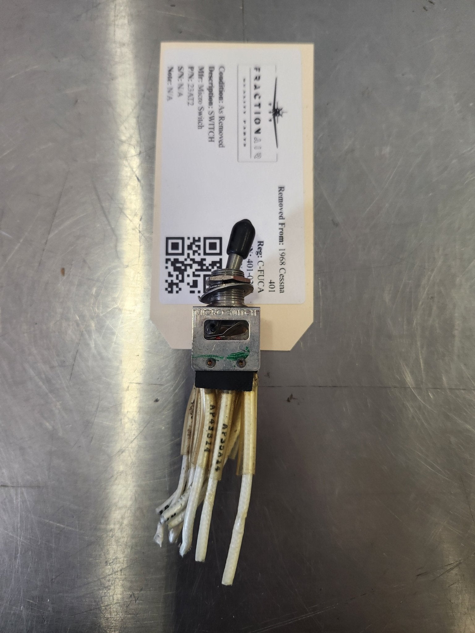 23AT2 Micro Switch SWITCH | FractionAIR Parts - Aircraft Parts & Accessories