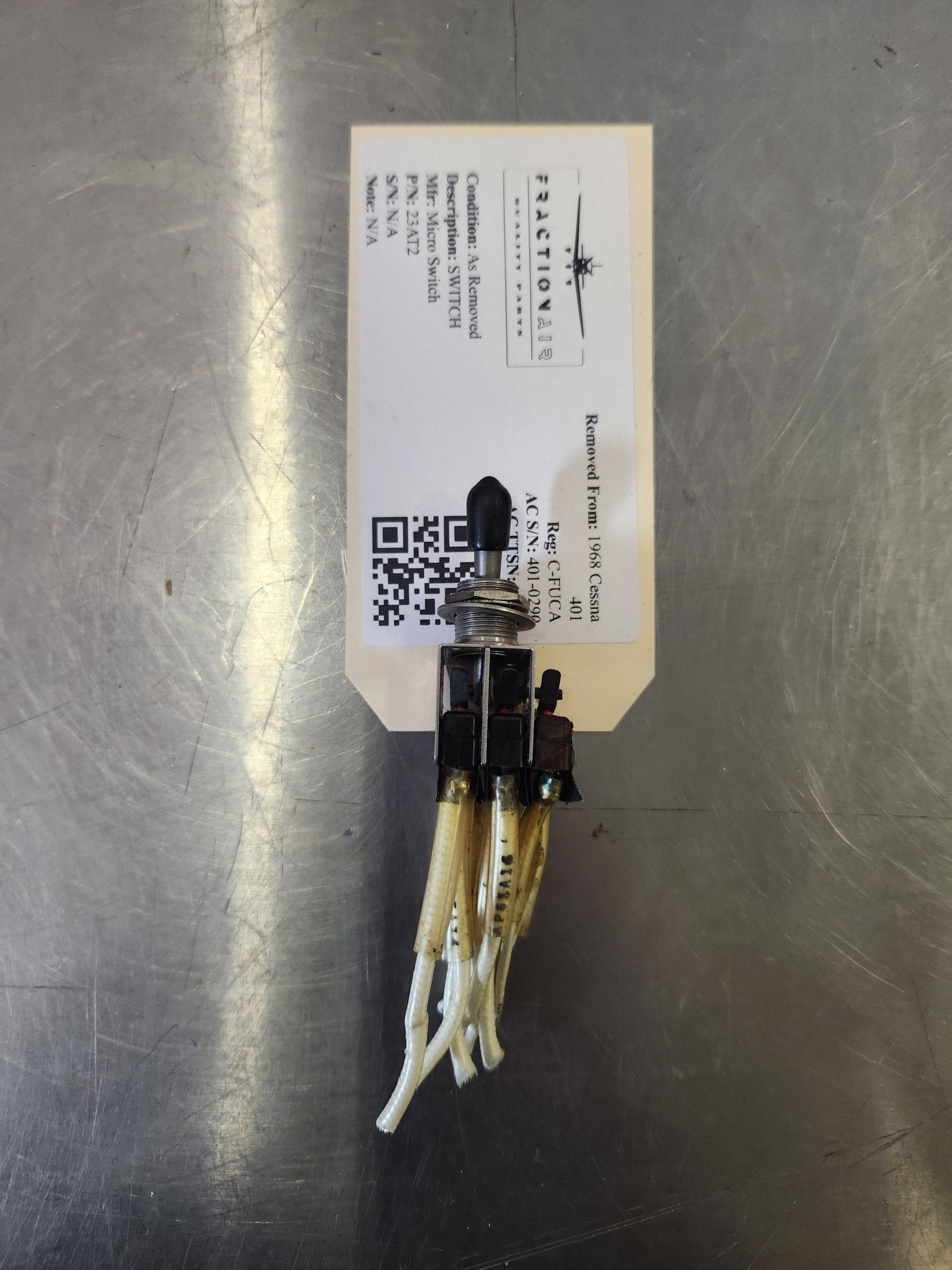 23AT2 Micro Switch SWITCH | FractionAIR Parts - Aircraft Parts & Accessories