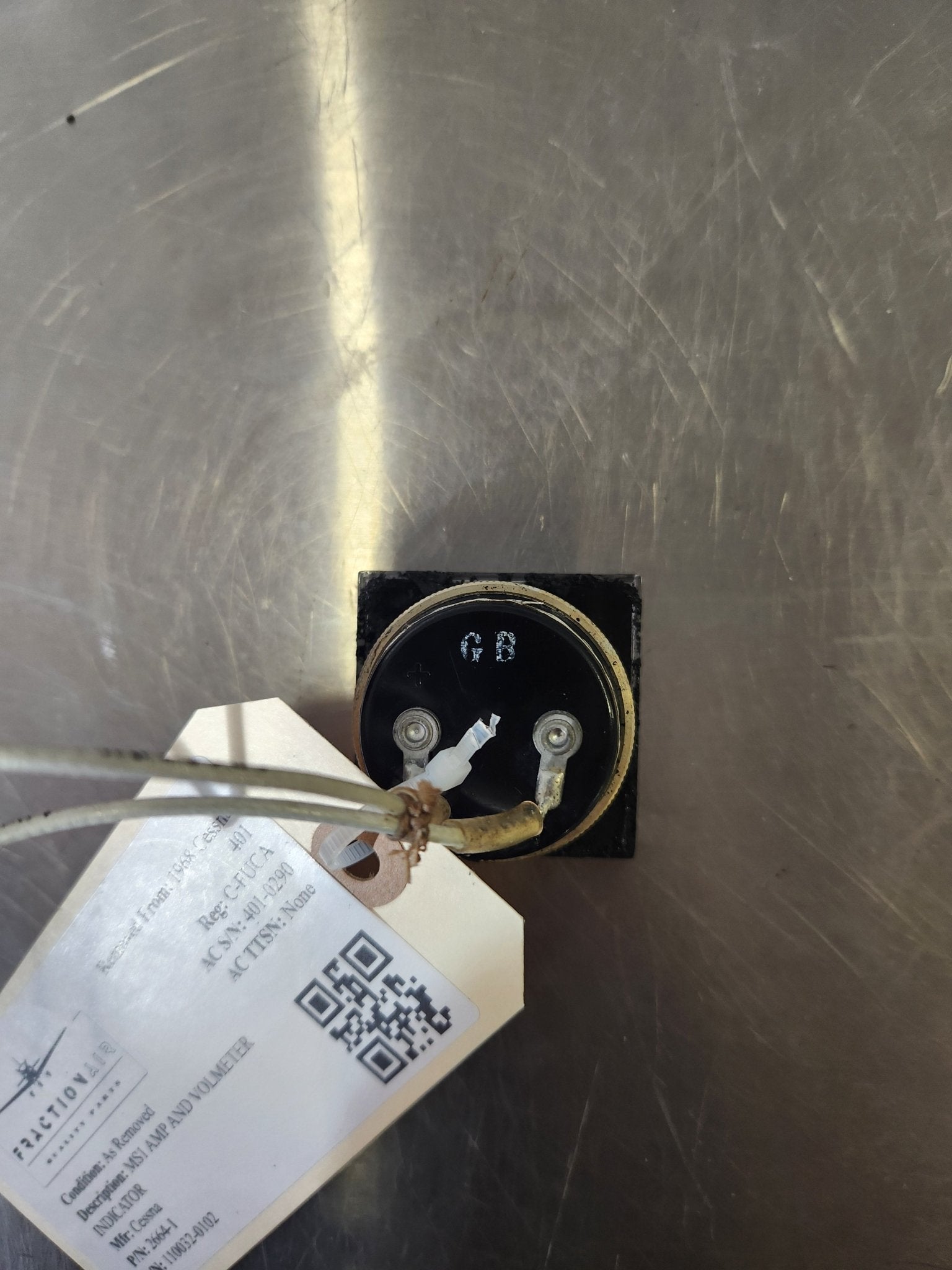 2664 - 1 Cessna MS1 AMP AND VOLMETER INDICATOR | FractionAIR Parts - Aircraft Parts & Accessories
