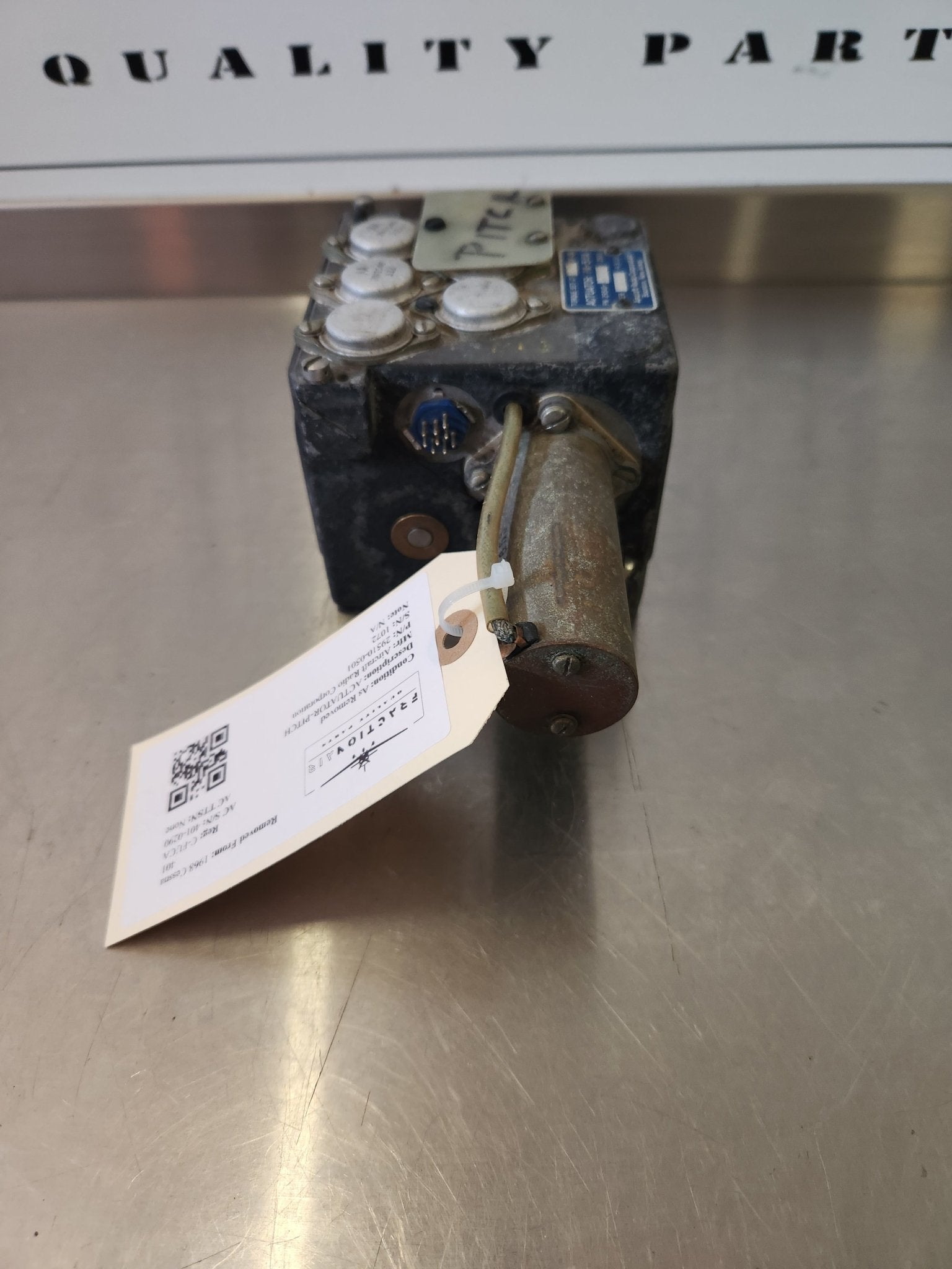 29510 - 0501 Aircraft Radio Corporation ACTUATOR - PITCH 29510 - 0500 | FractionAIR Parts - Aircraft Parts & Accessories