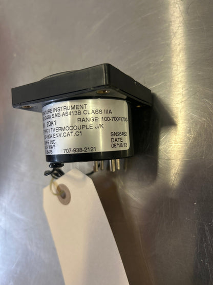 2DA1 Westberg MFG INC Dual EGT 700 - 1700°F / CHT 100 - 700°F, 2 1/4" Square 77532 - 02 | FractionAIR Parts - Aircraft Parts & Accessories