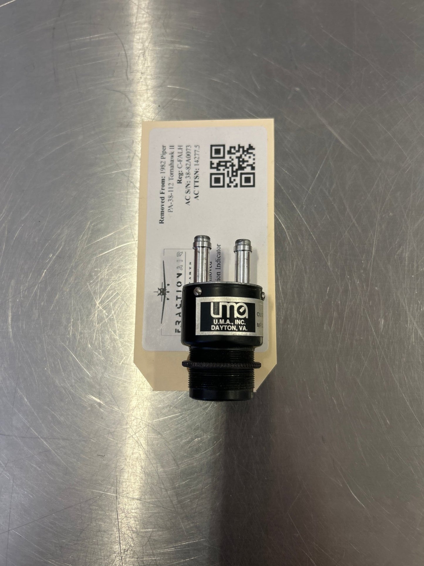 3 - 200 - 10 UMA Suction Indicator 548 - 215 | FractionAIR Parts - Aircraft Parts & Accessories