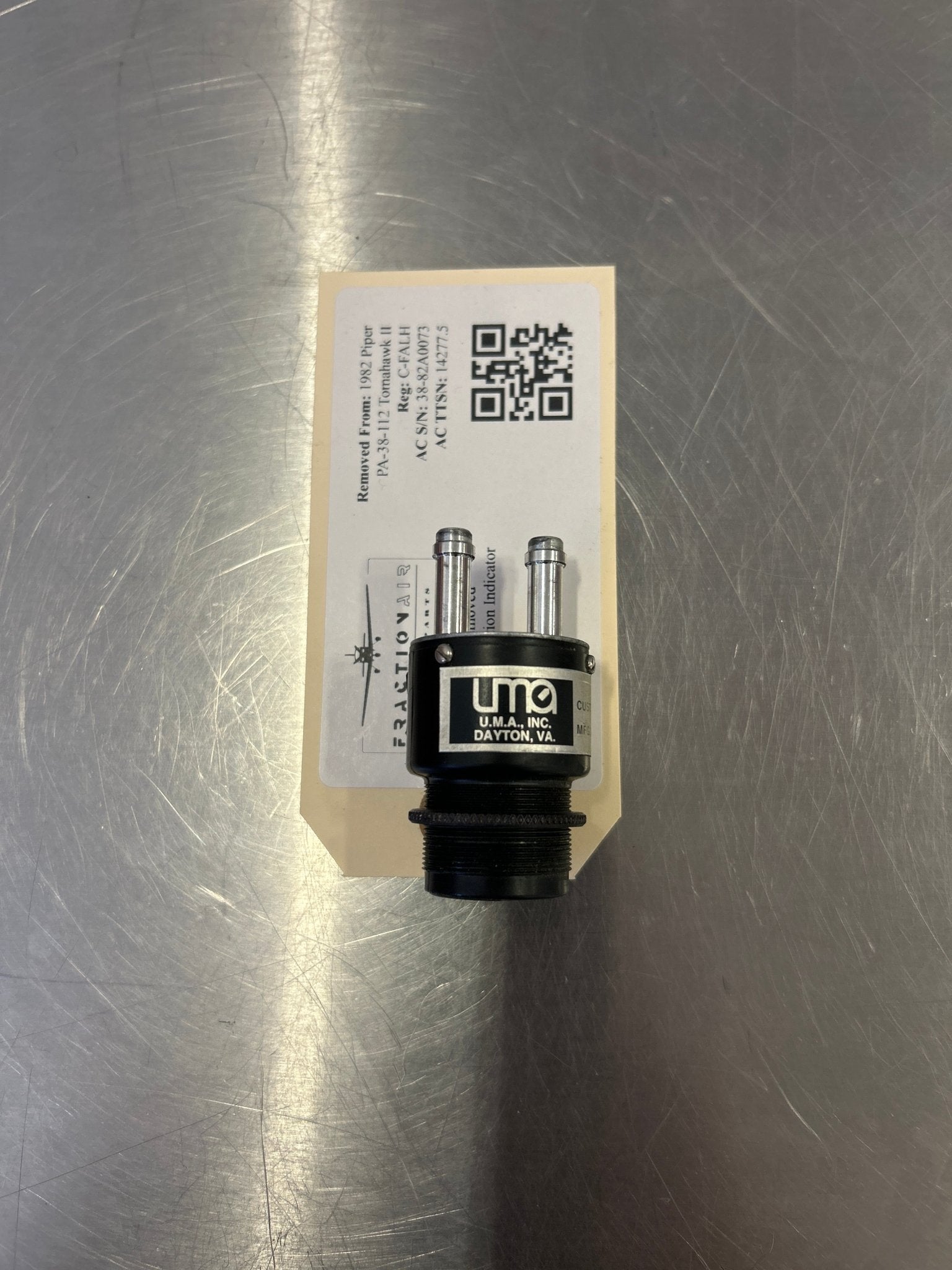 3 - 200 - 10 UMA Suction Indicator 548 - 215 | FractionAIR Parts - Aircraft Parts & Accessories